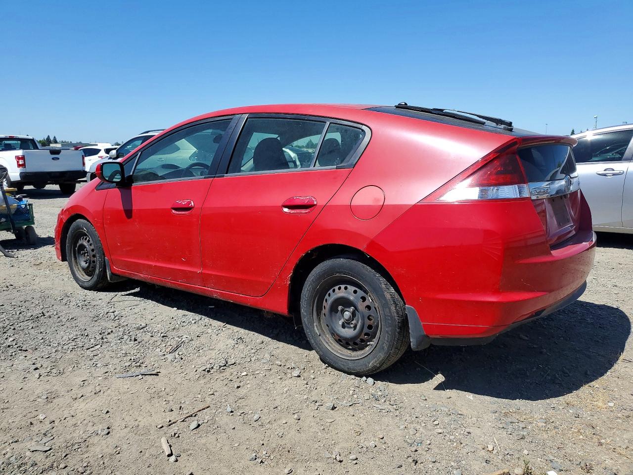 2014 Honda Insight Lx Red vin: JHMZE2H59ES003073