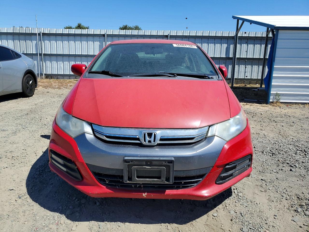 2014 Honda Insight Lx Red vin: JHMZE2H59ES003073