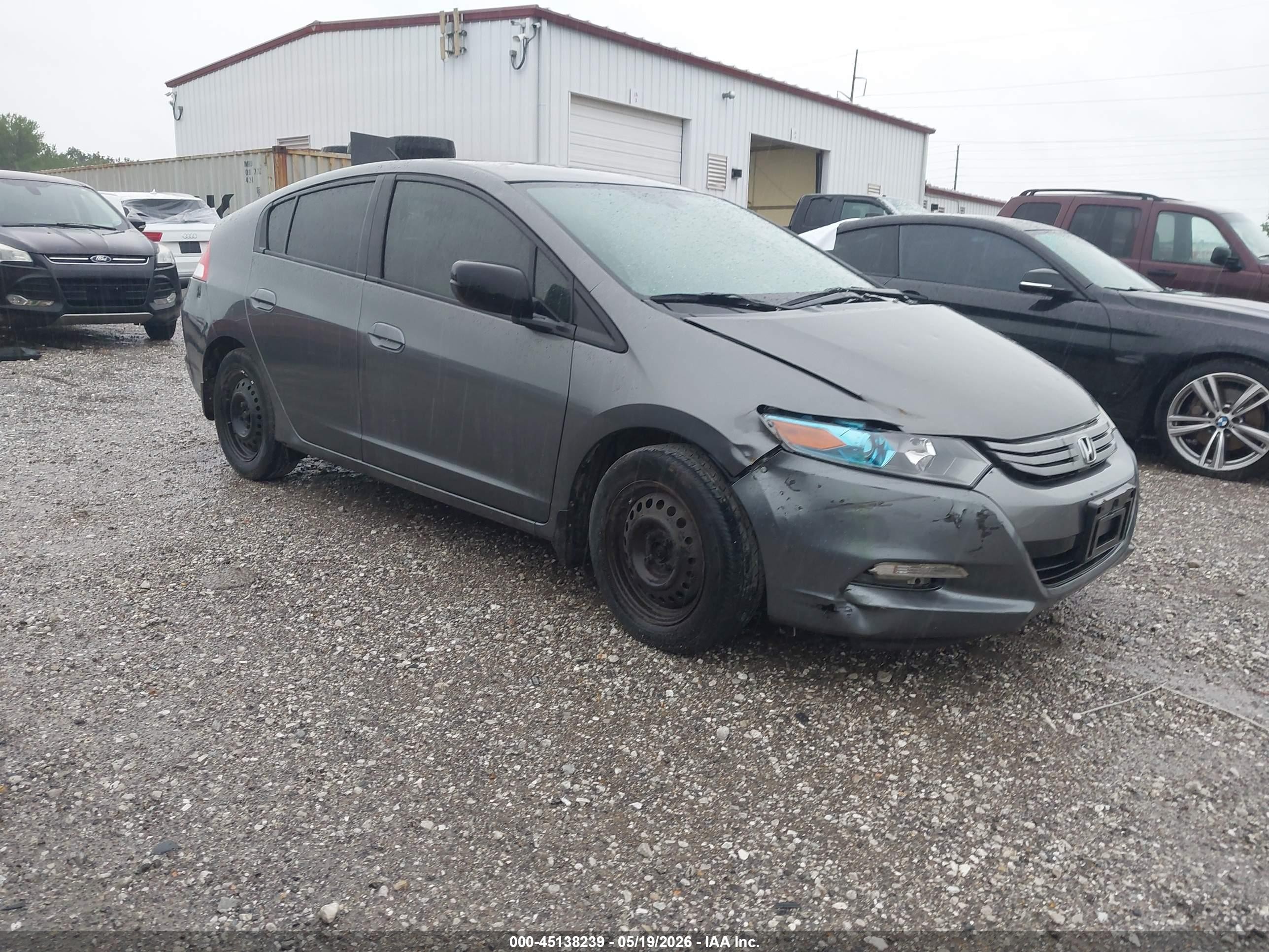 2010 Honda Insight Lx Gray vin: JHMZE2H5XAS002458