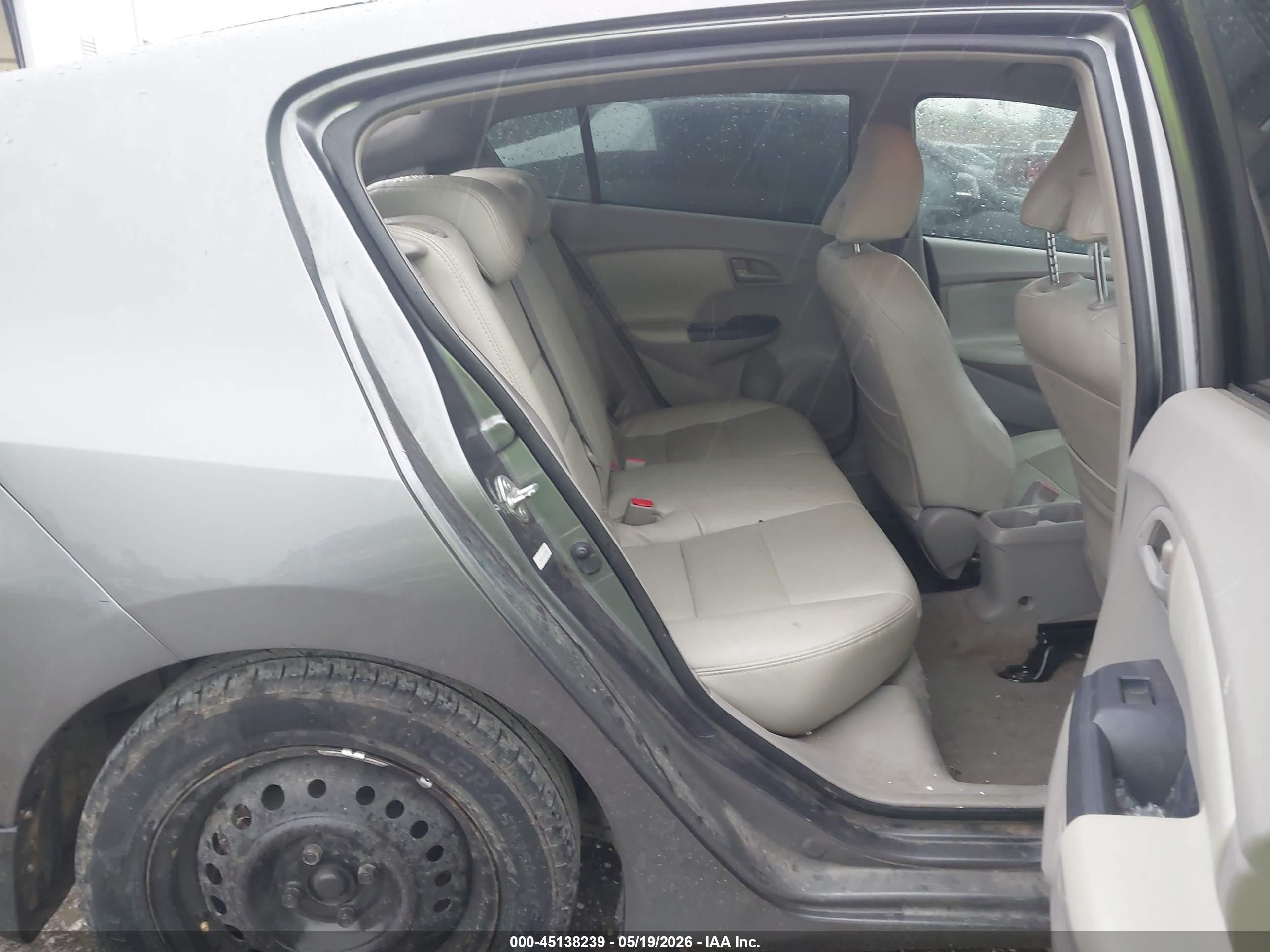 2010 Honda Insight Lx Gray vin: JHMZE2H5XAS002458