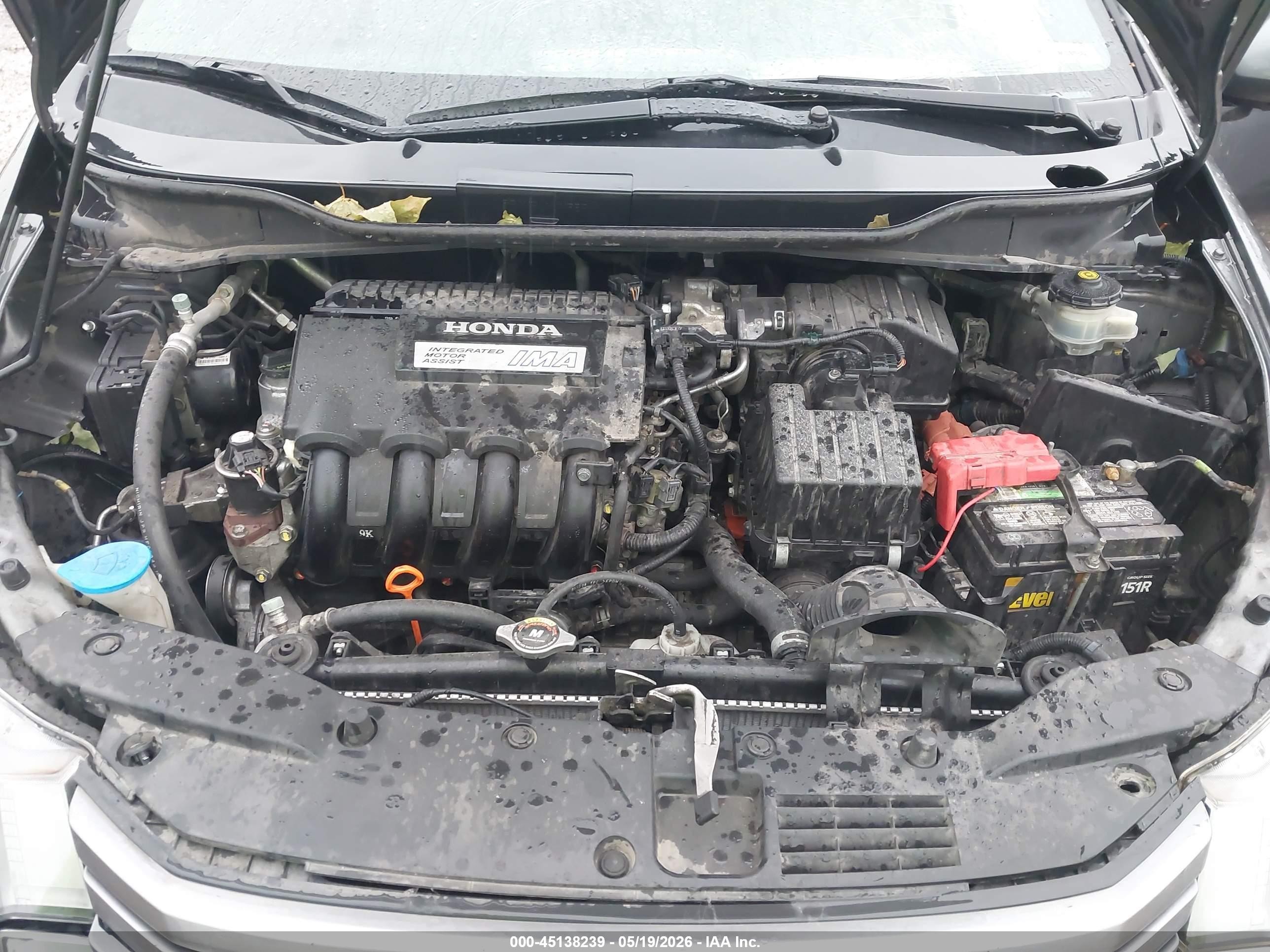2010 Honda Insight Lx Gray vin: JHMZE2H5XAS002458