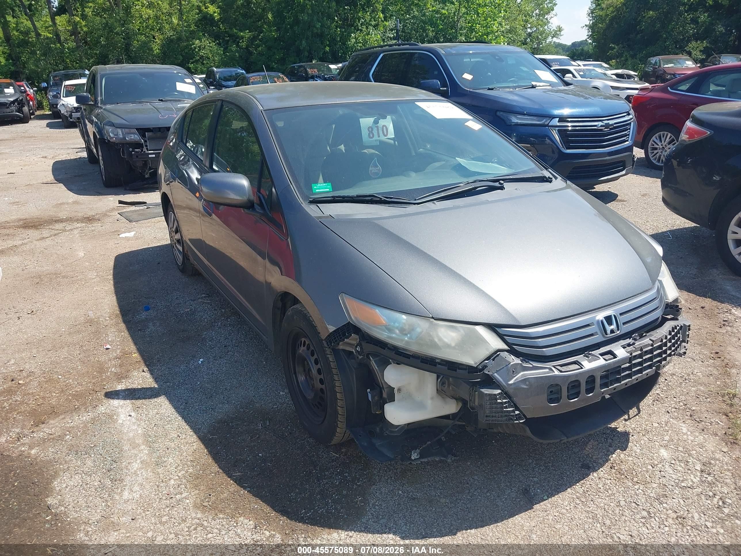 2010 Honda Insight Lx Silver vin: JHMZE2H5XAS008731