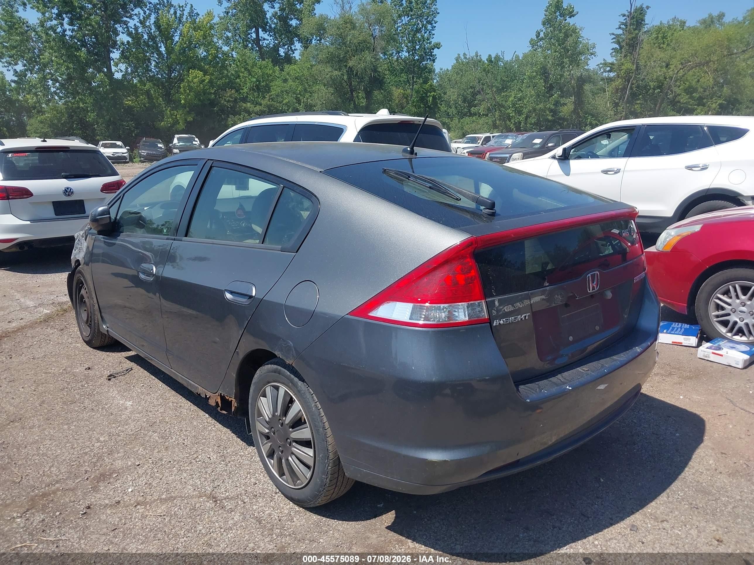 2010 Honda Insight Lx Silver vin: JHMZE2H5XAS008731