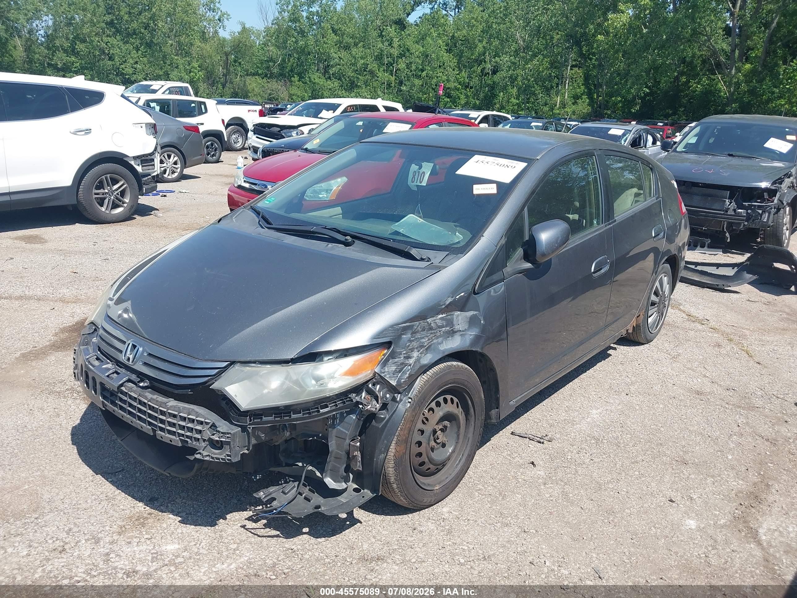 2010 Honda Insight Lx Silver vin: JHMZE2H5XAS008731
