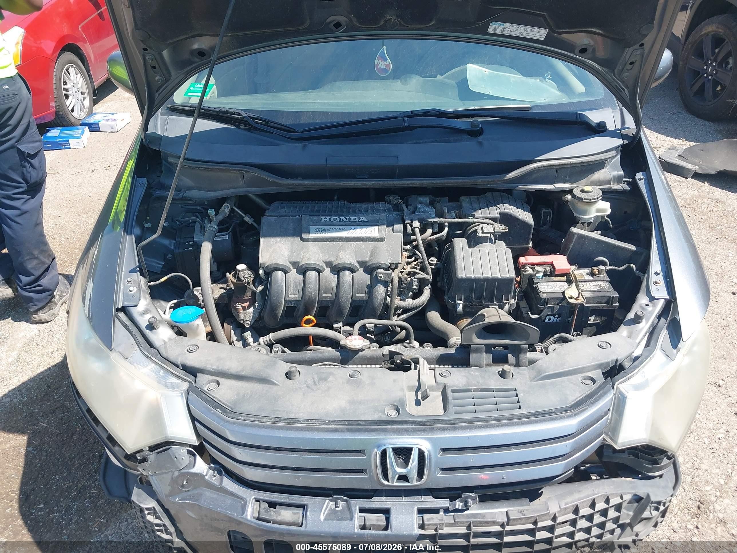 2010 Honda Insight Lx Silver vin: JHMZE2H5XAS008731