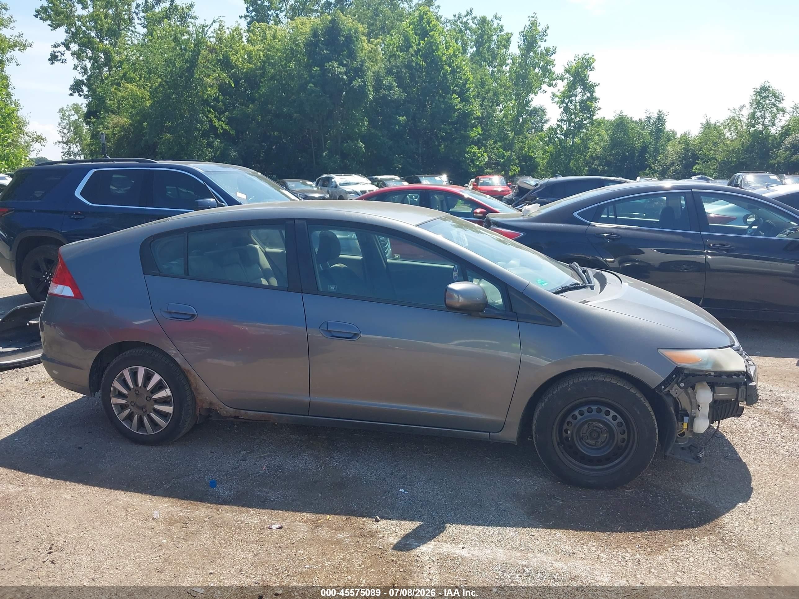 2010 Honda Insight Lx Silver vin: JHMZE2H5XAS008731