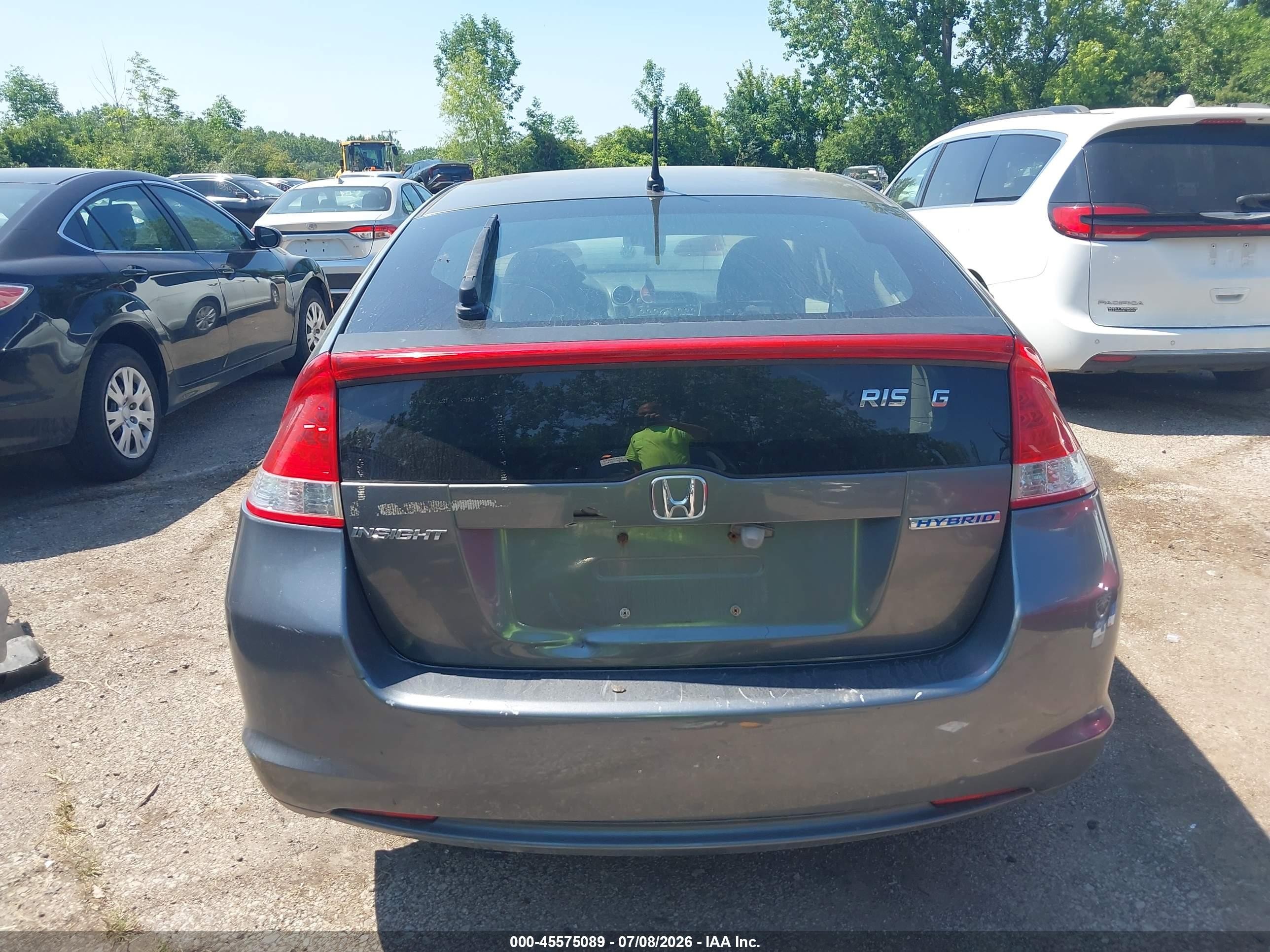 2010 Honda Insight Lx Silver vin: JHMZE2H5XAS008731