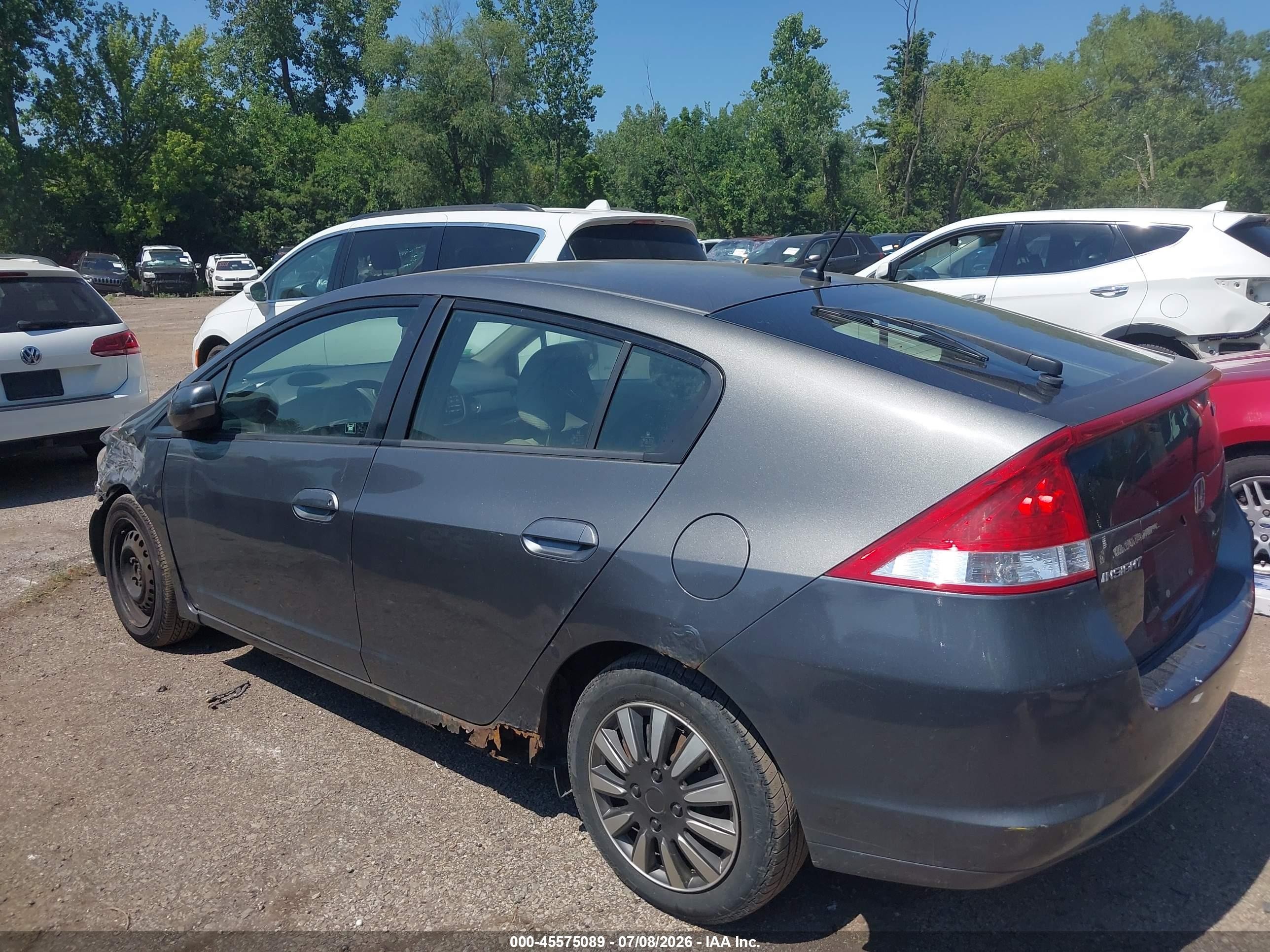 2010 Honda Insight Lx Silver vin: JHMZE2H5XAS008731