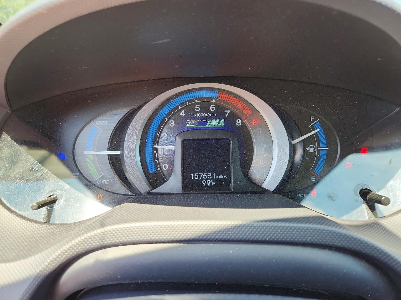 2010 Honda Insight Lx Red vin: JHMZE2H5XAS012293