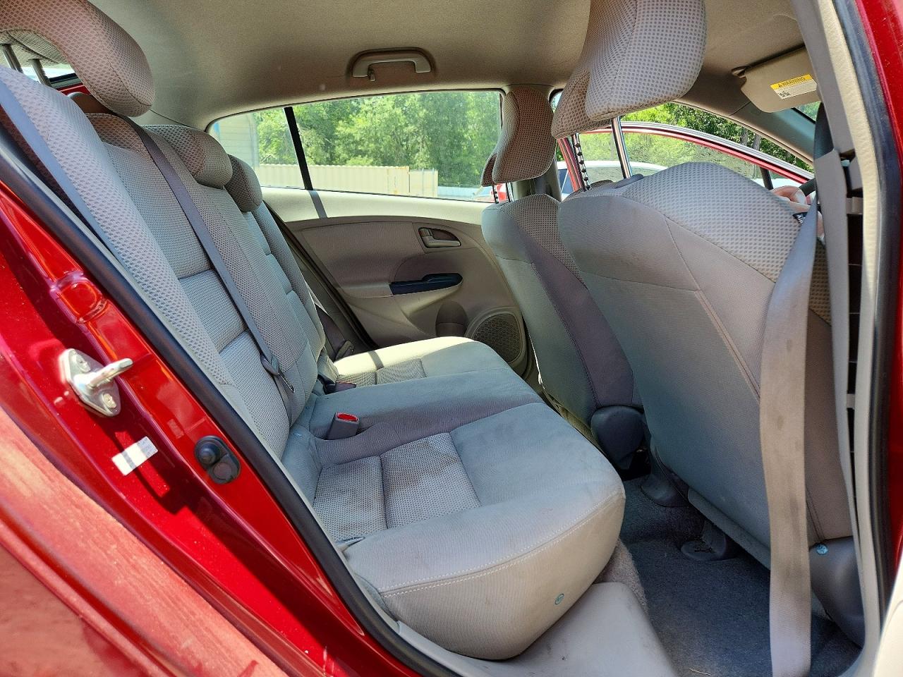 2010 Honda Insight Lx Red vin: JHMZE2H5XAS012293