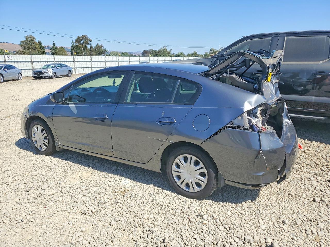 2010 Honda Insight Lx Gray vin: JHMZE2H5XAS036643
