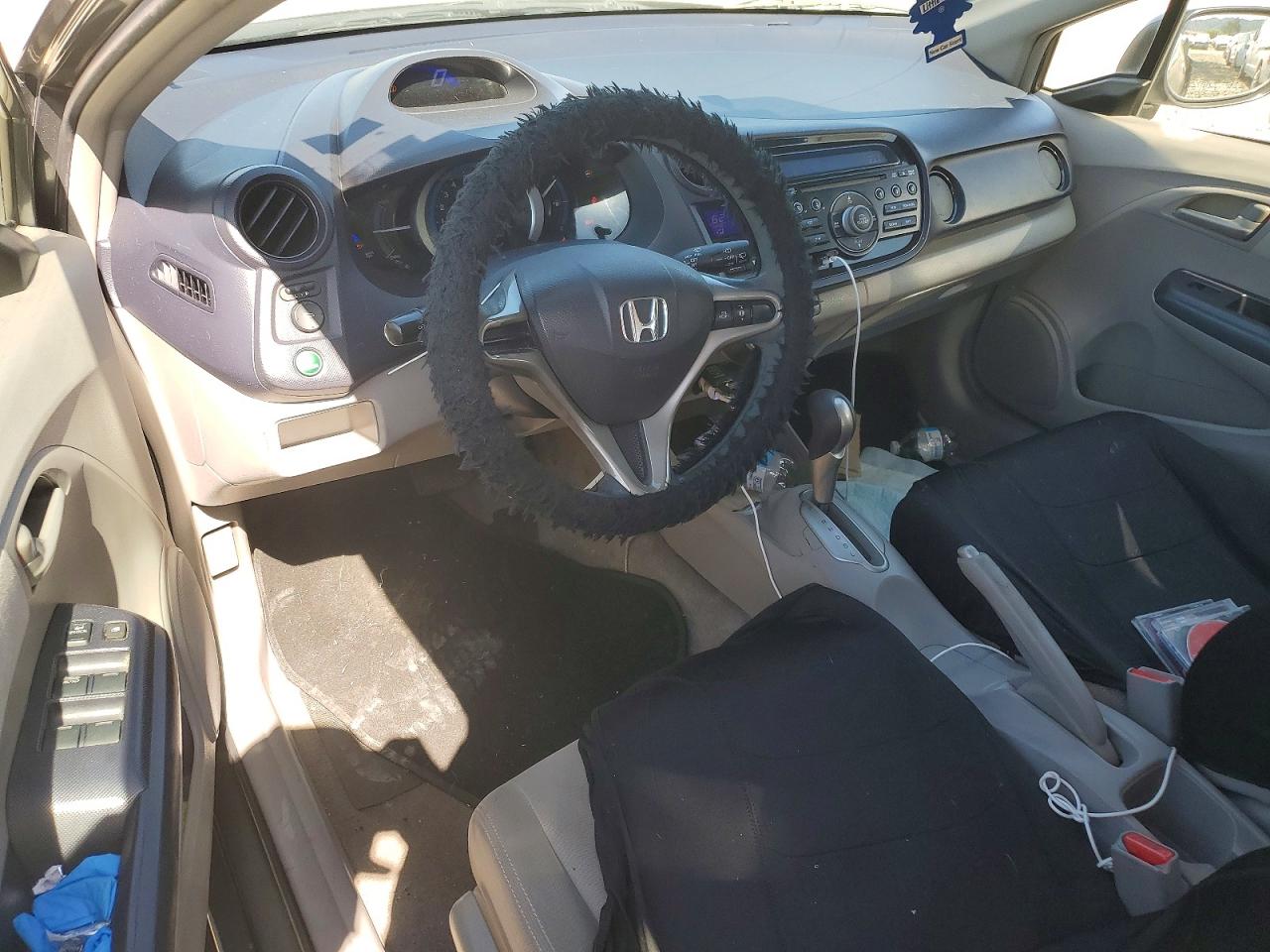 2010 Honda Insight Lx Gray vin: JHMZE2H5XAS036643