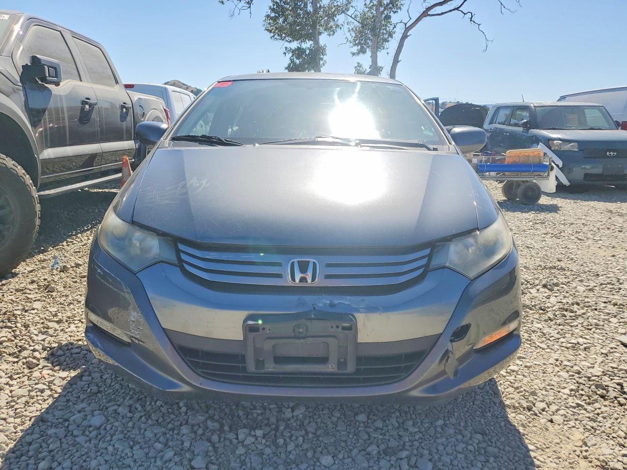 2010 Honda Insight Lx Gray vin: JHMZE2H5XAS036643