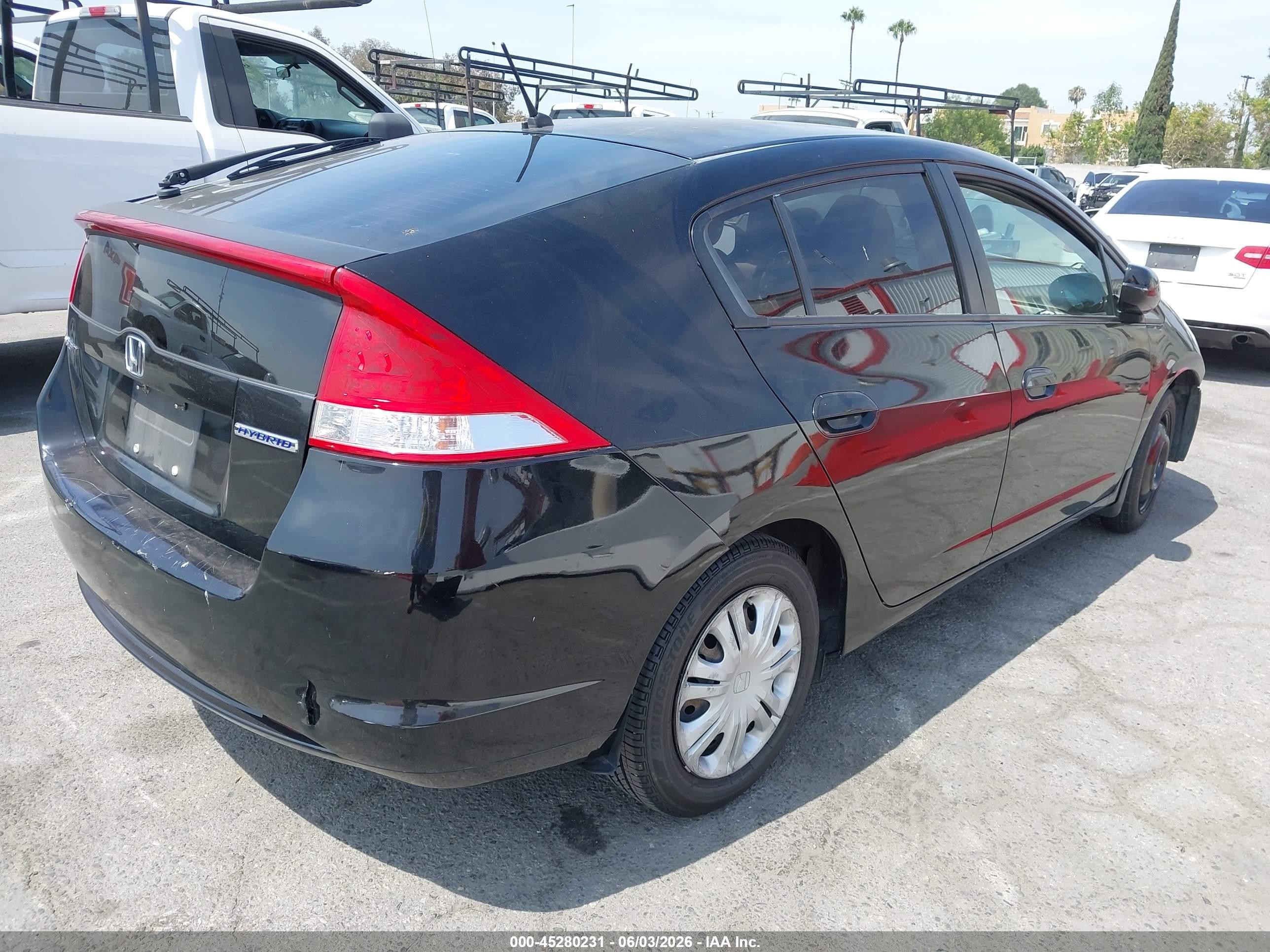 2011 Honda Insight Lx Black vin: JHMZE2H5XBS004485