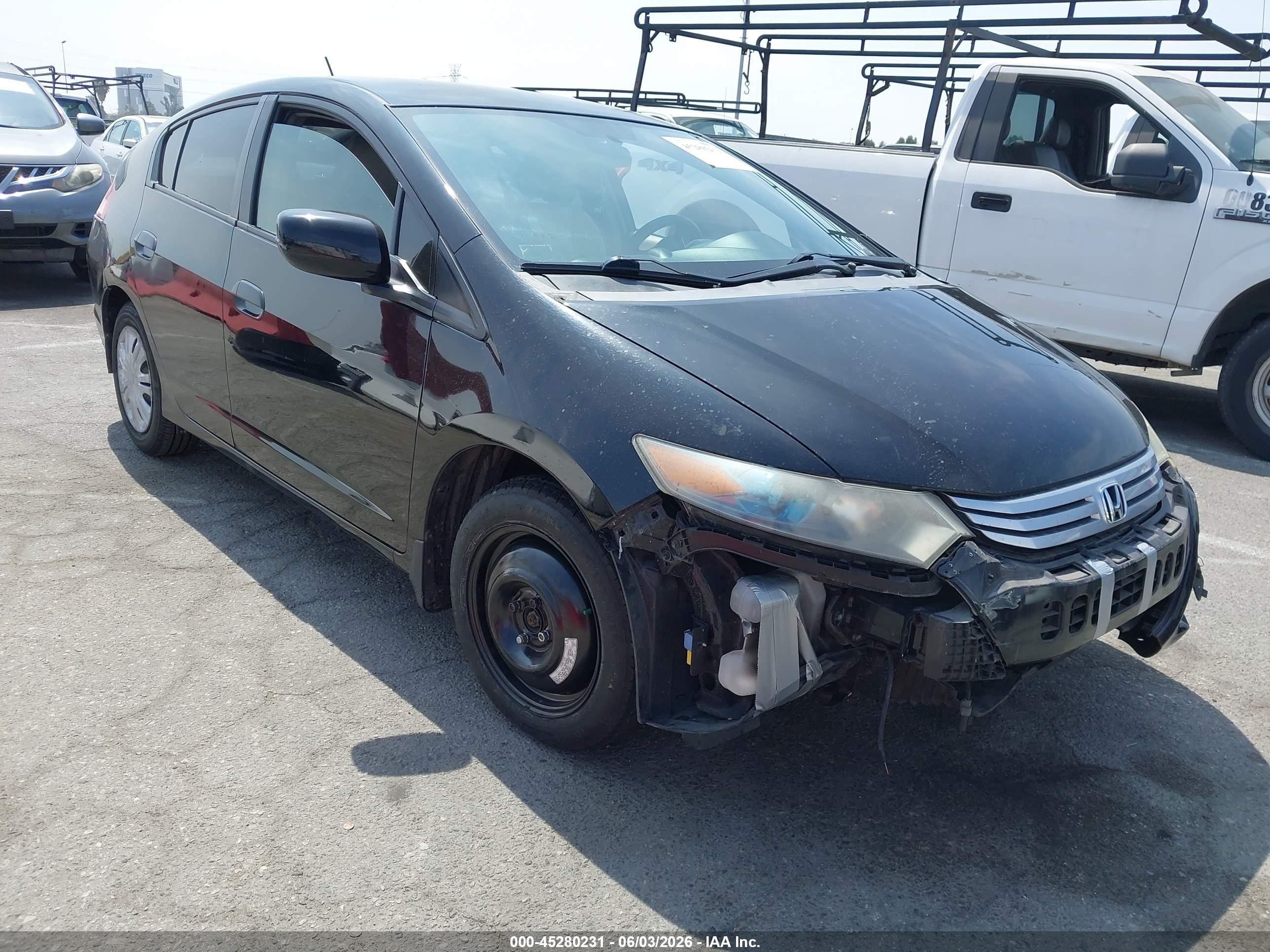 2011 Honda Insight Lx Black vin: JHMZE2H5XBS004485