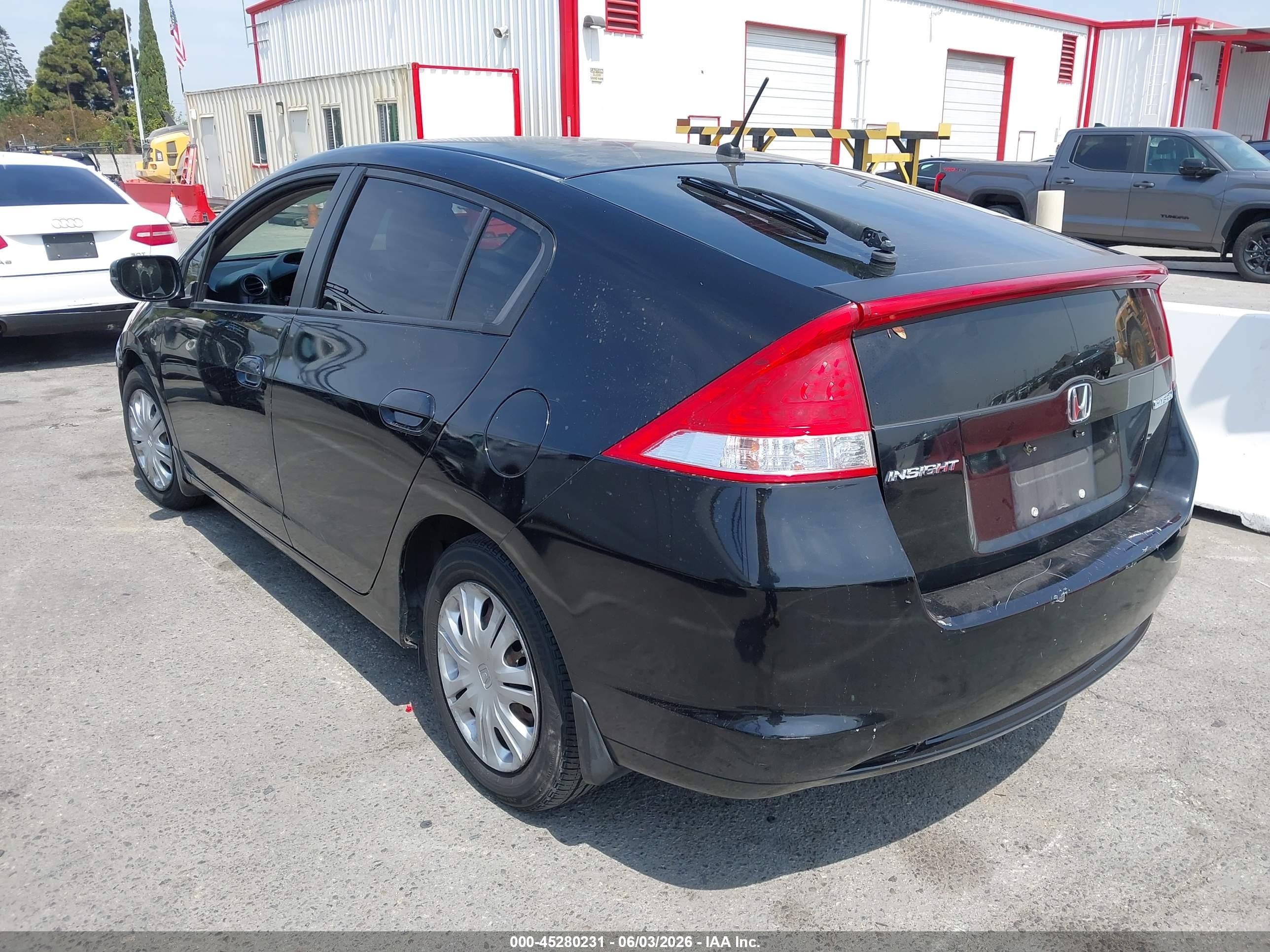 2011 Honda Insight Lx Black vin: JHMZE2H5XBS004485