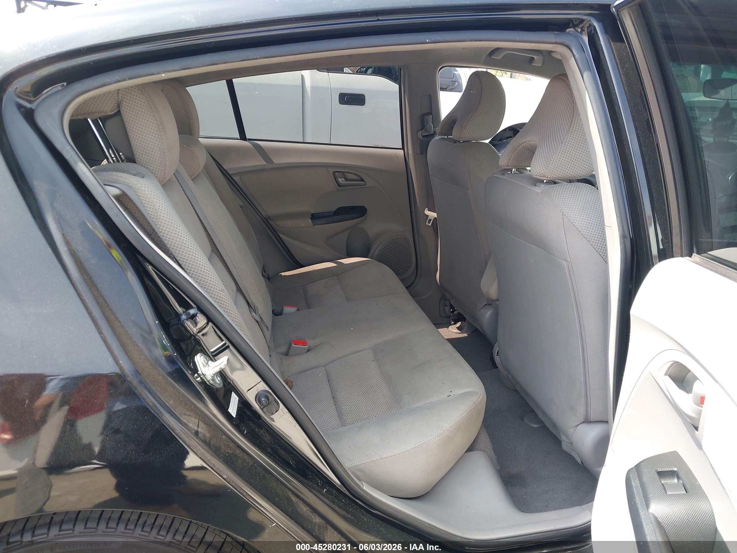 2011 Honda Insight Lx Black vin: JHMZE2H5XBS004485