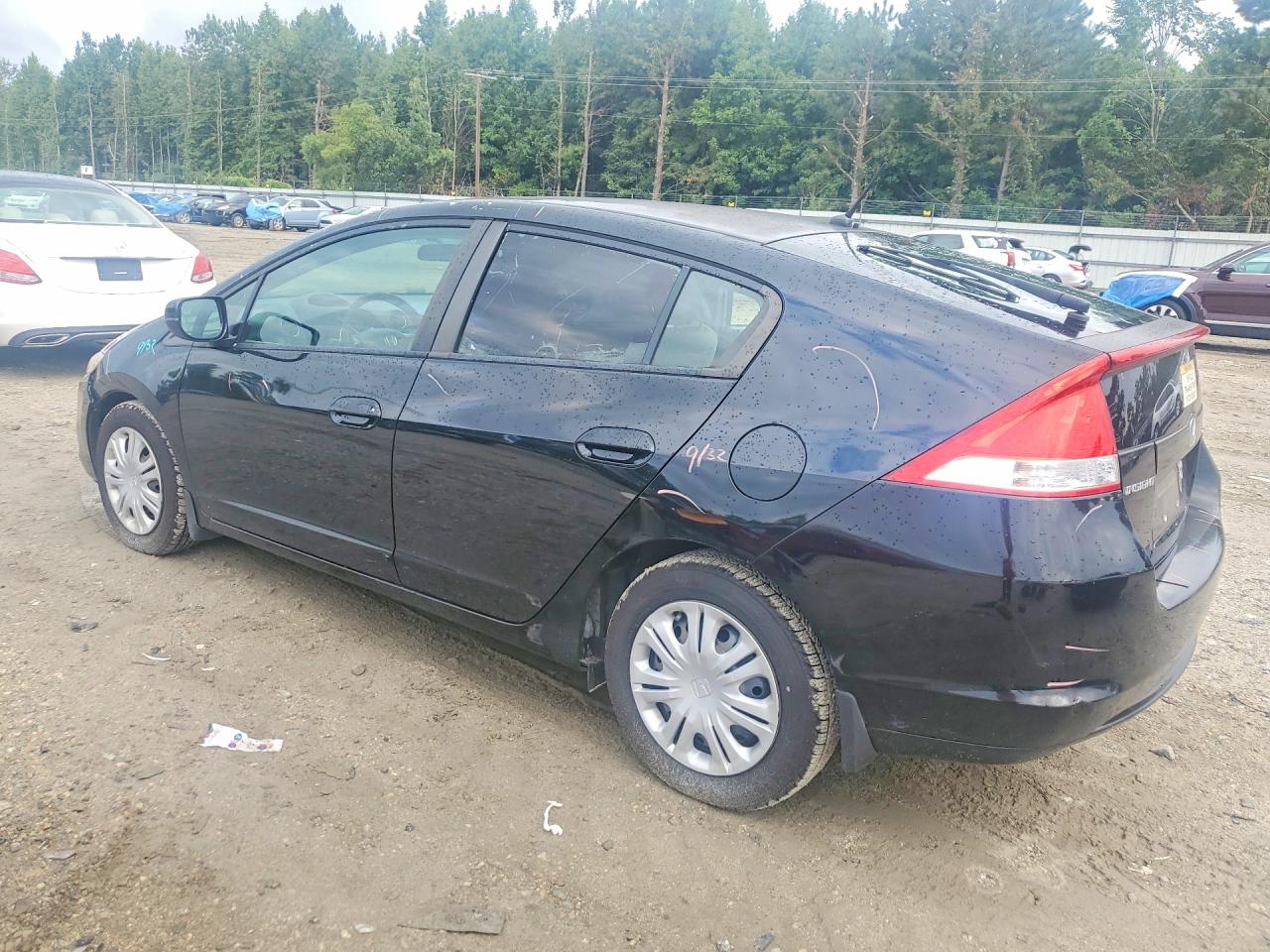 2011 Honda Insight Lx Black vin: JHMZE2H5XBS008469