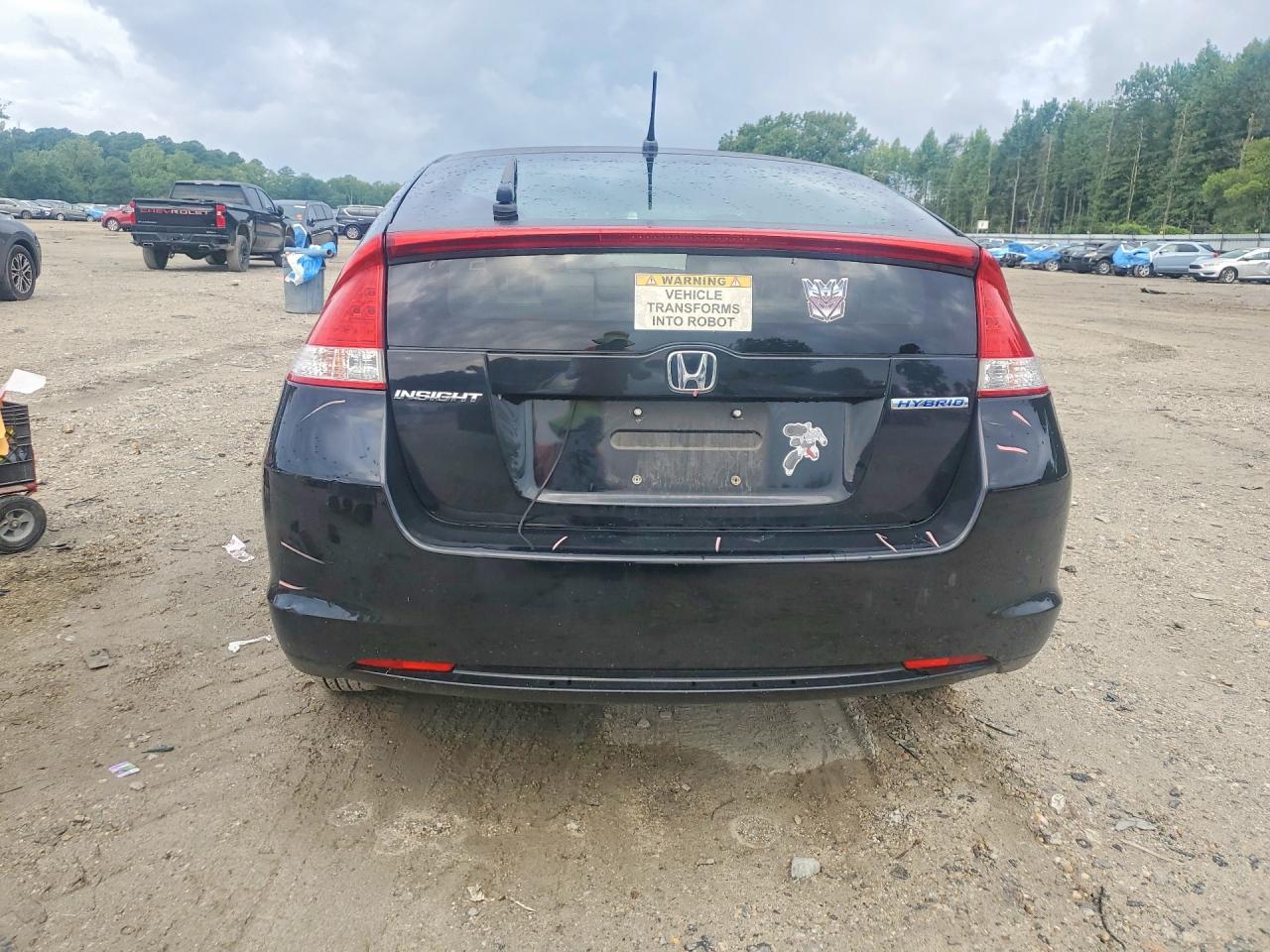 2011 Honda Insight Lx Black vin: JHMZE2H5XBS008469
