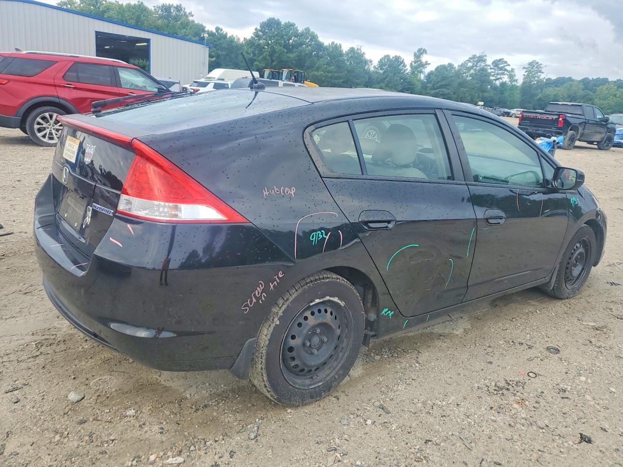 2011 Honda Insight Lx Black vin: JHMZE2H5XBS008469