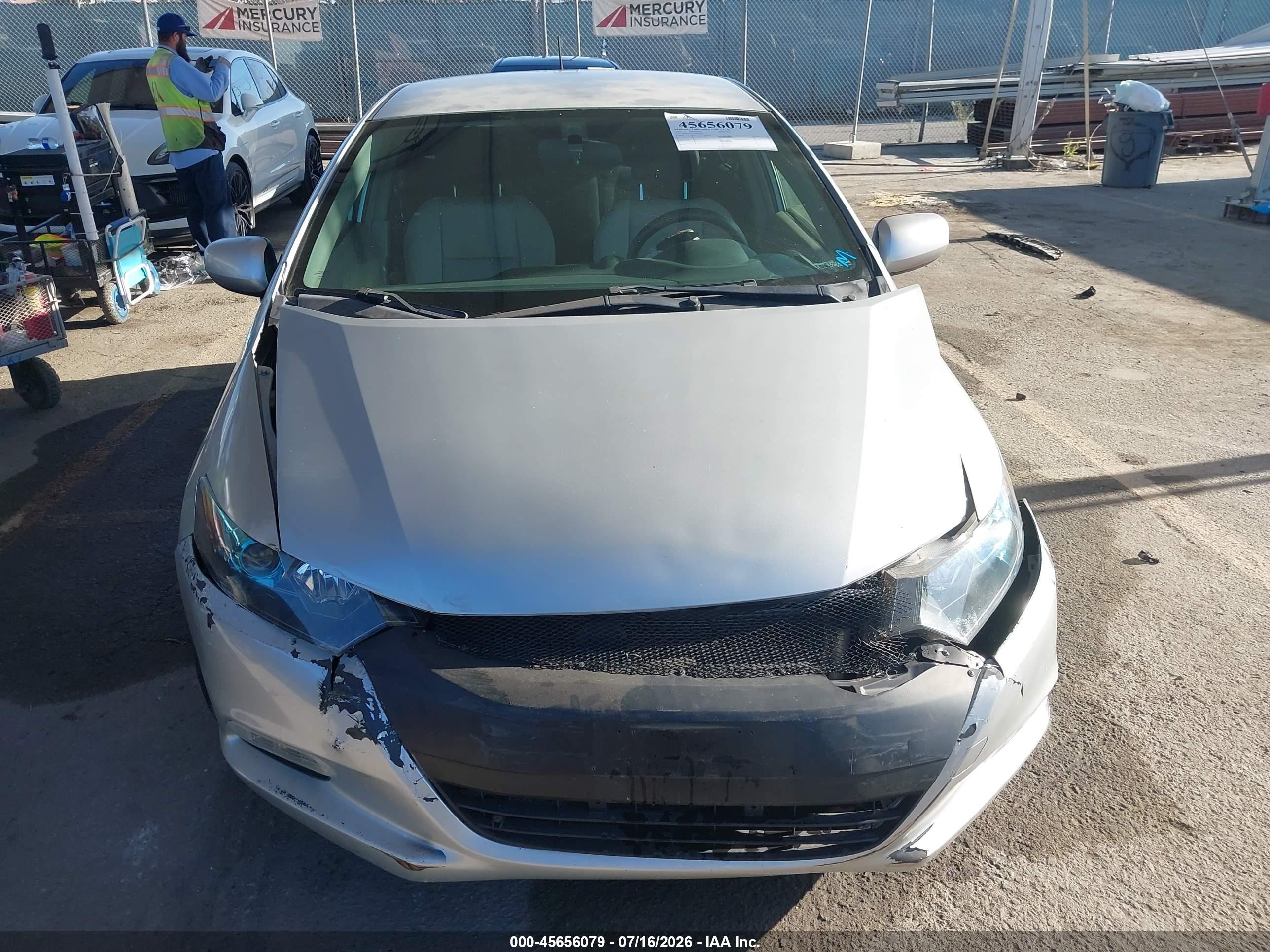 2011 Honda Insight Lx Серый vin: JHMZE2H5XBS009332