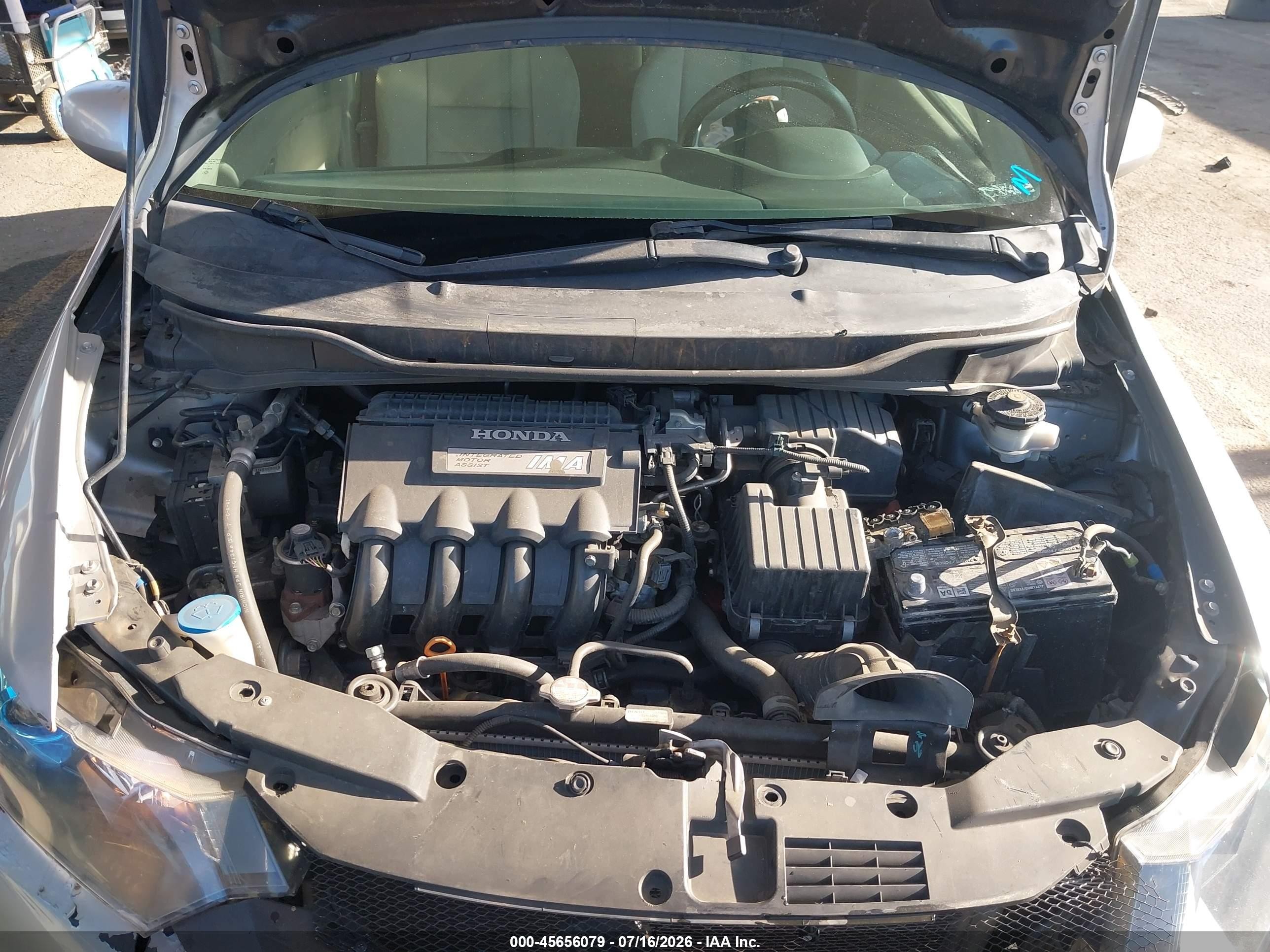2011 Honda Insight Lx Серый vin: JHMZE2H5XBS009332