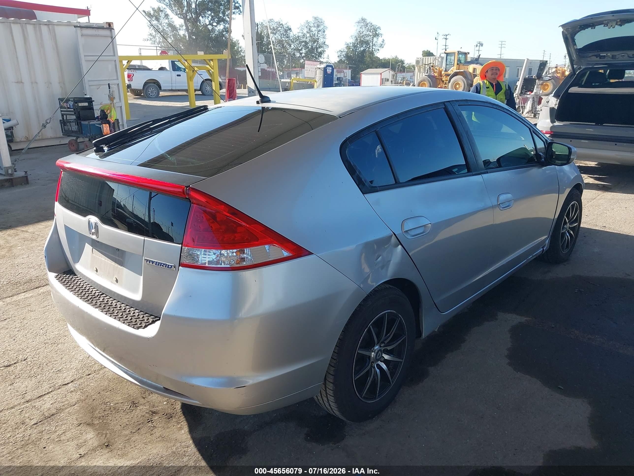 2011 Honda Insight Lx Серый vin: JHMZE2H5XBS009332
