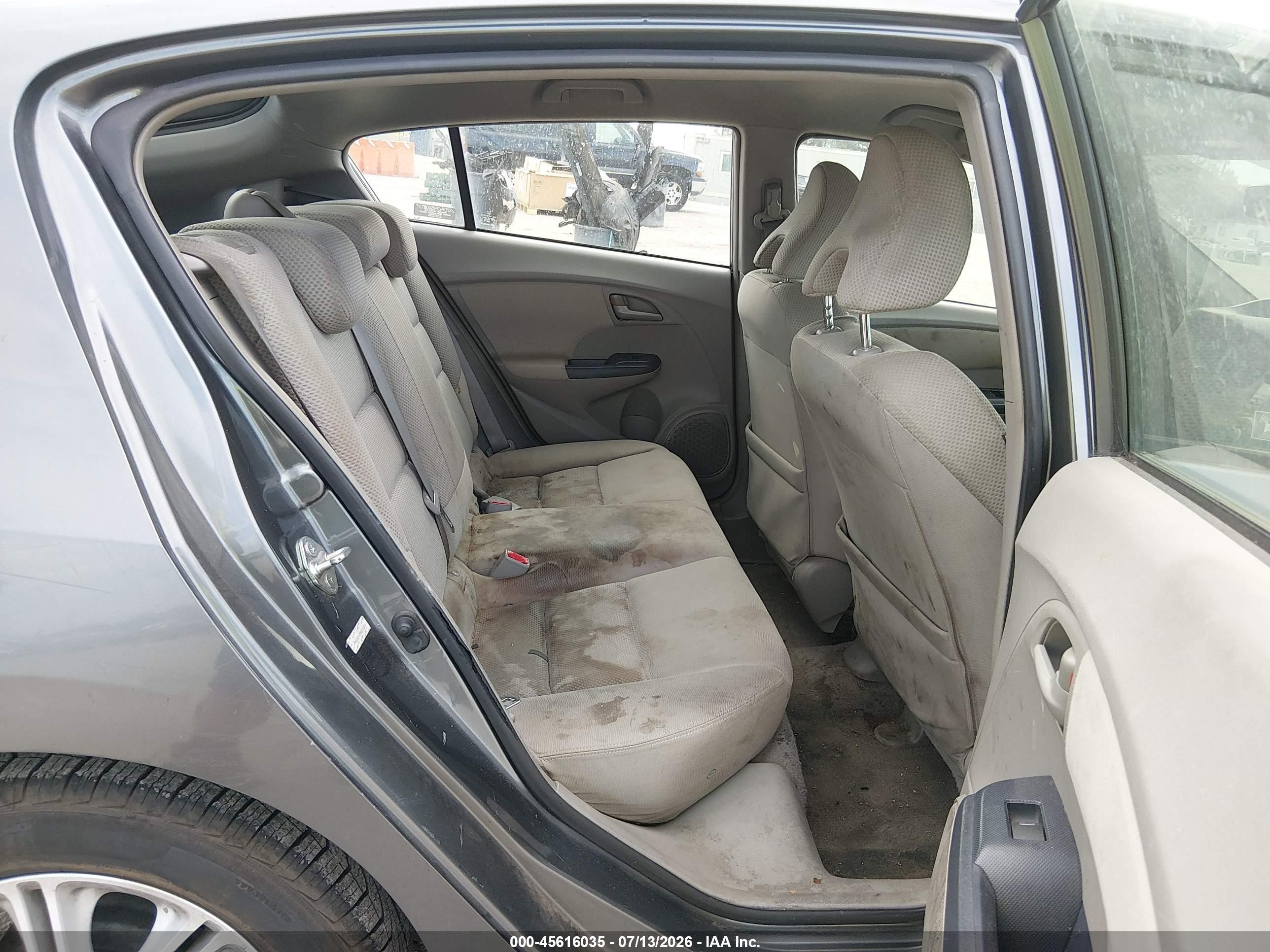 2010 Honda Insight Ex Gray vin: JHMZE2H70AS012854