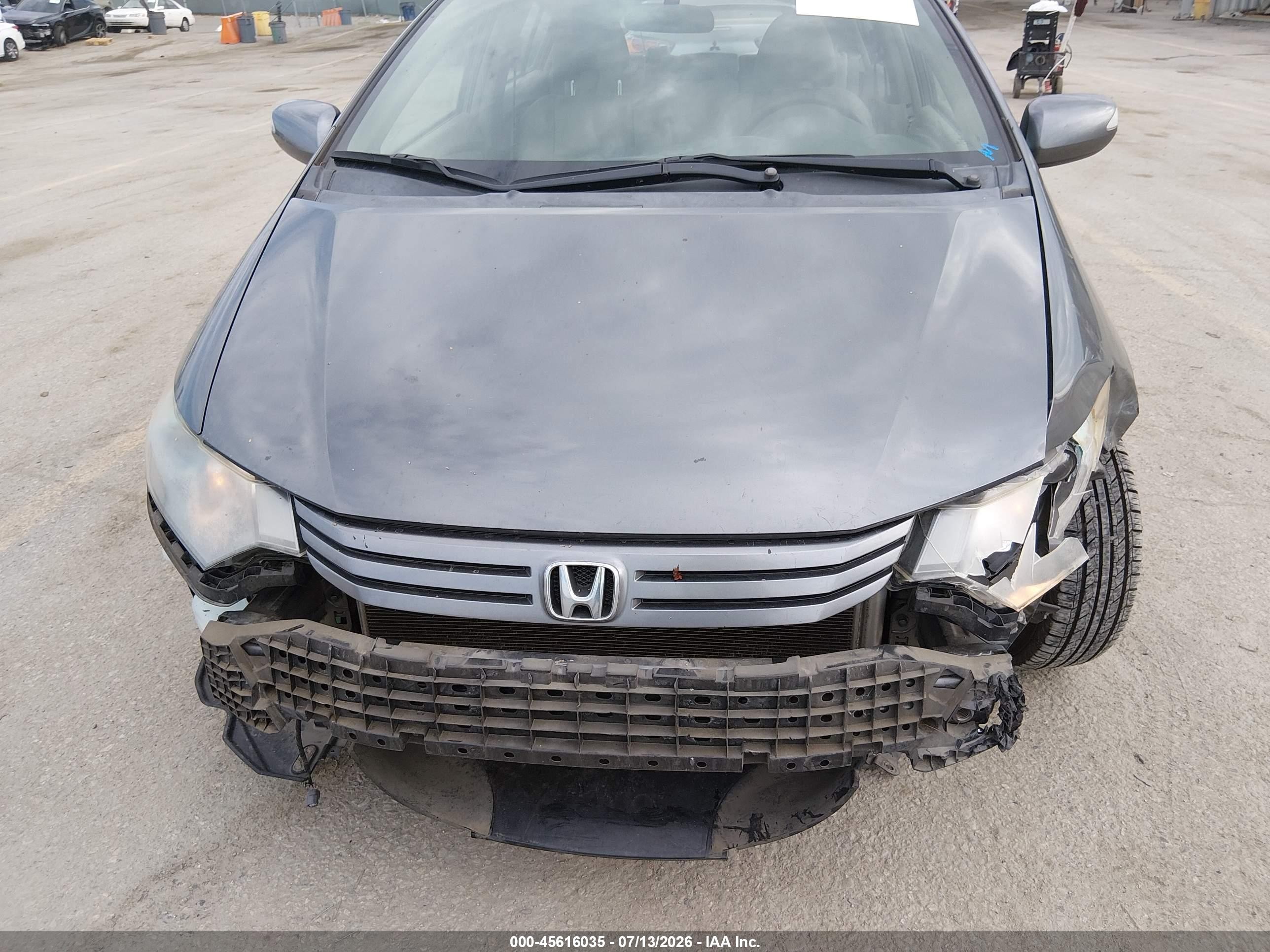 2010 Honda Insight Ex Gray vin: JHMZE2H70AS012854