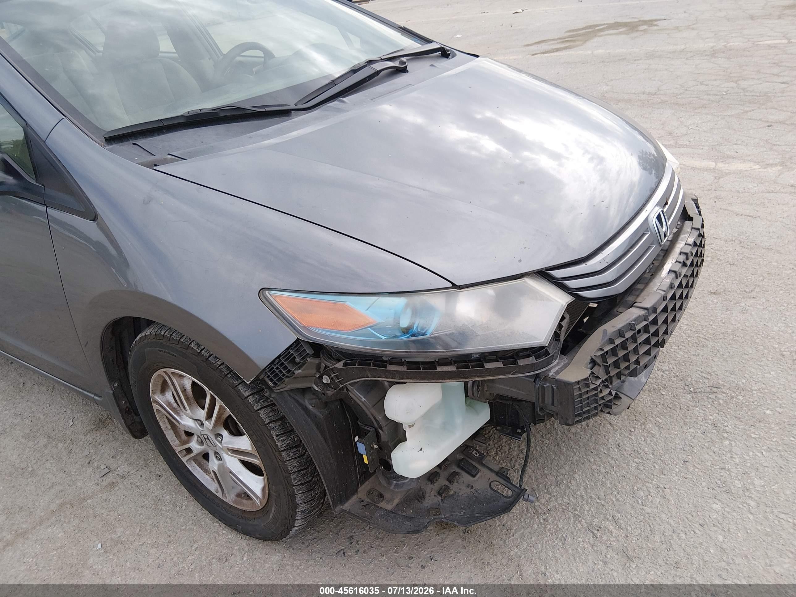 2010 Honda Insight Ex Gray vin: JHMZE2H70AS012854