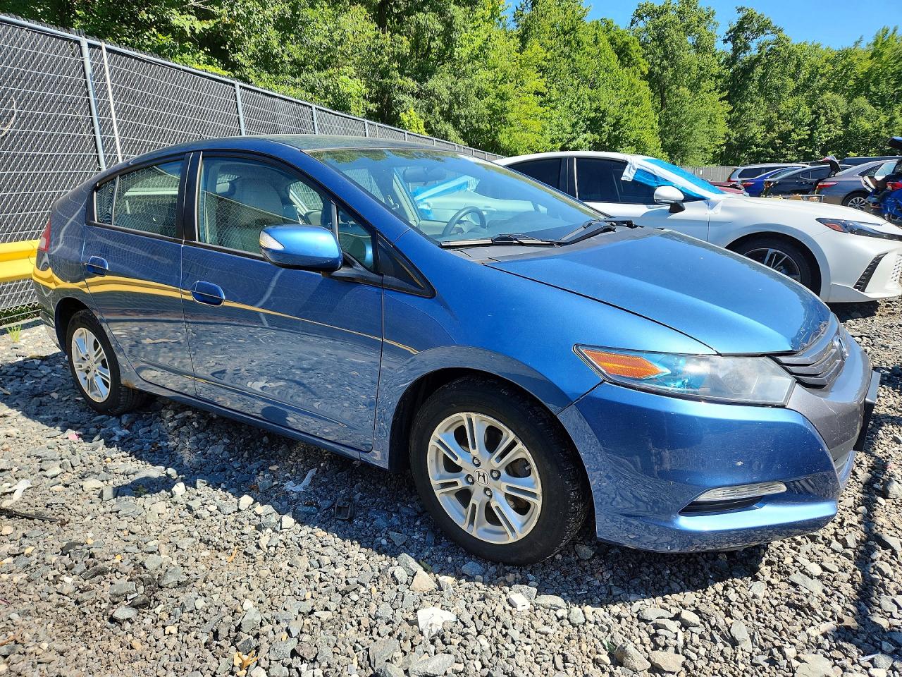 2010 Honda Insight Ex Blue vin: JHMZE2H70AS014541