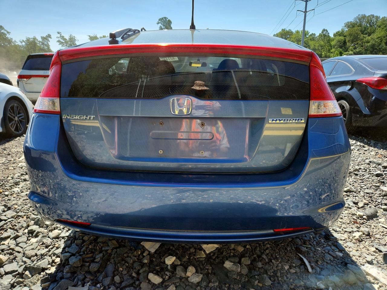 2010 Honda Insight Ex Blue vin: JHMZE2H70AS014541