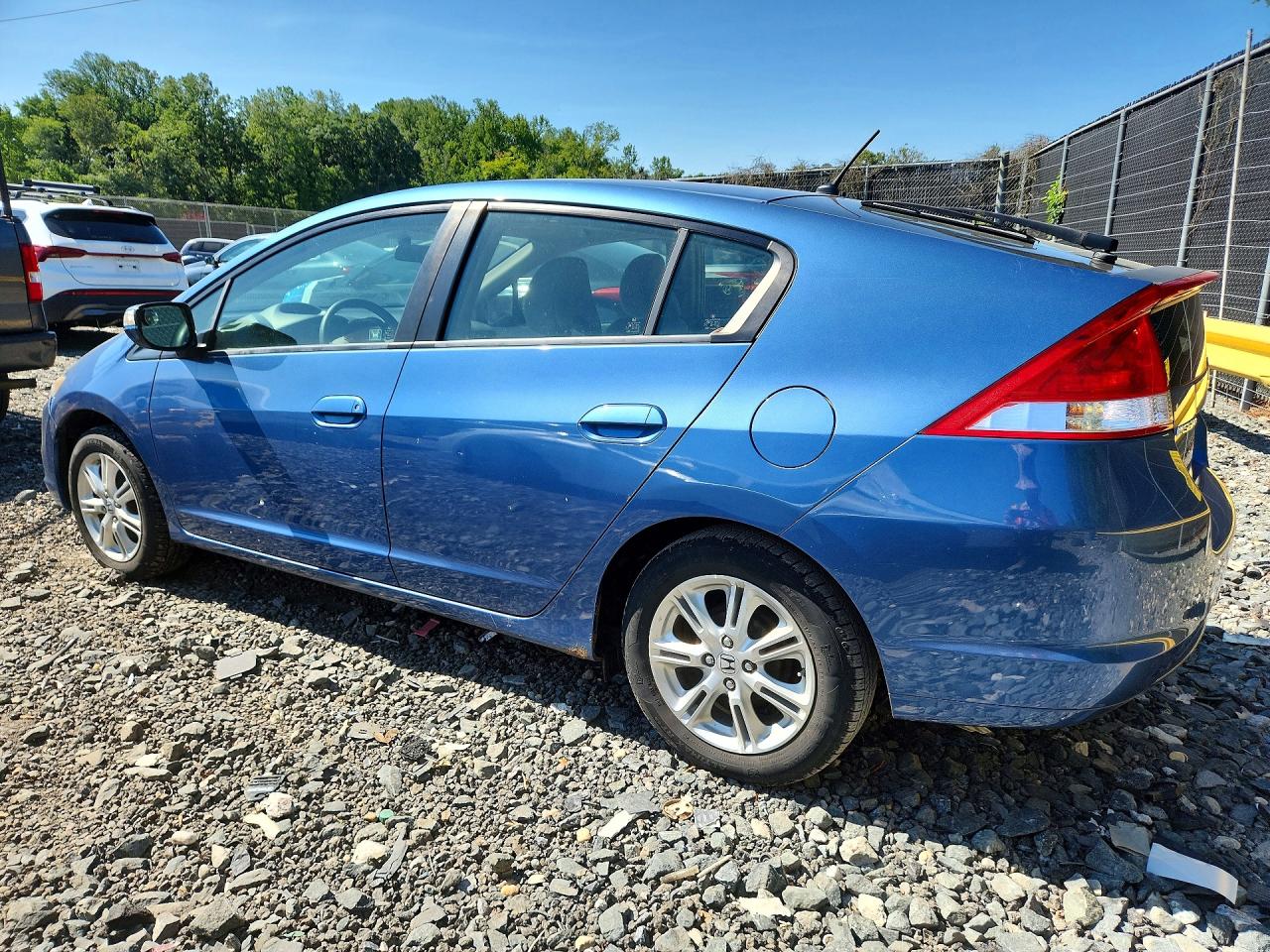 2010 Honda Insight Ex Blue vin: JHMZE2H70AS014541
