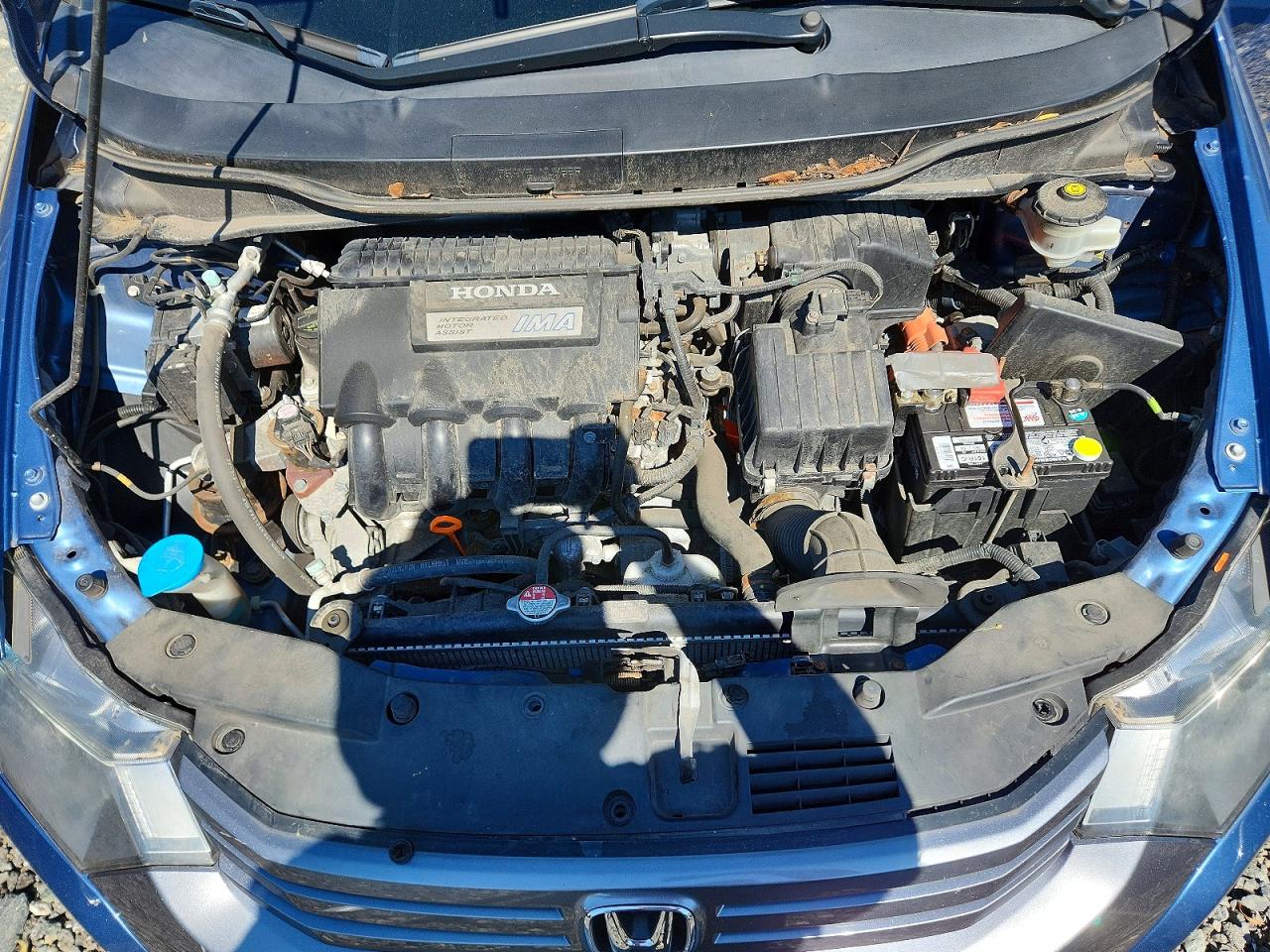 2010 Honda Insight Ex Blue vin: JHMZE2H70AS014541