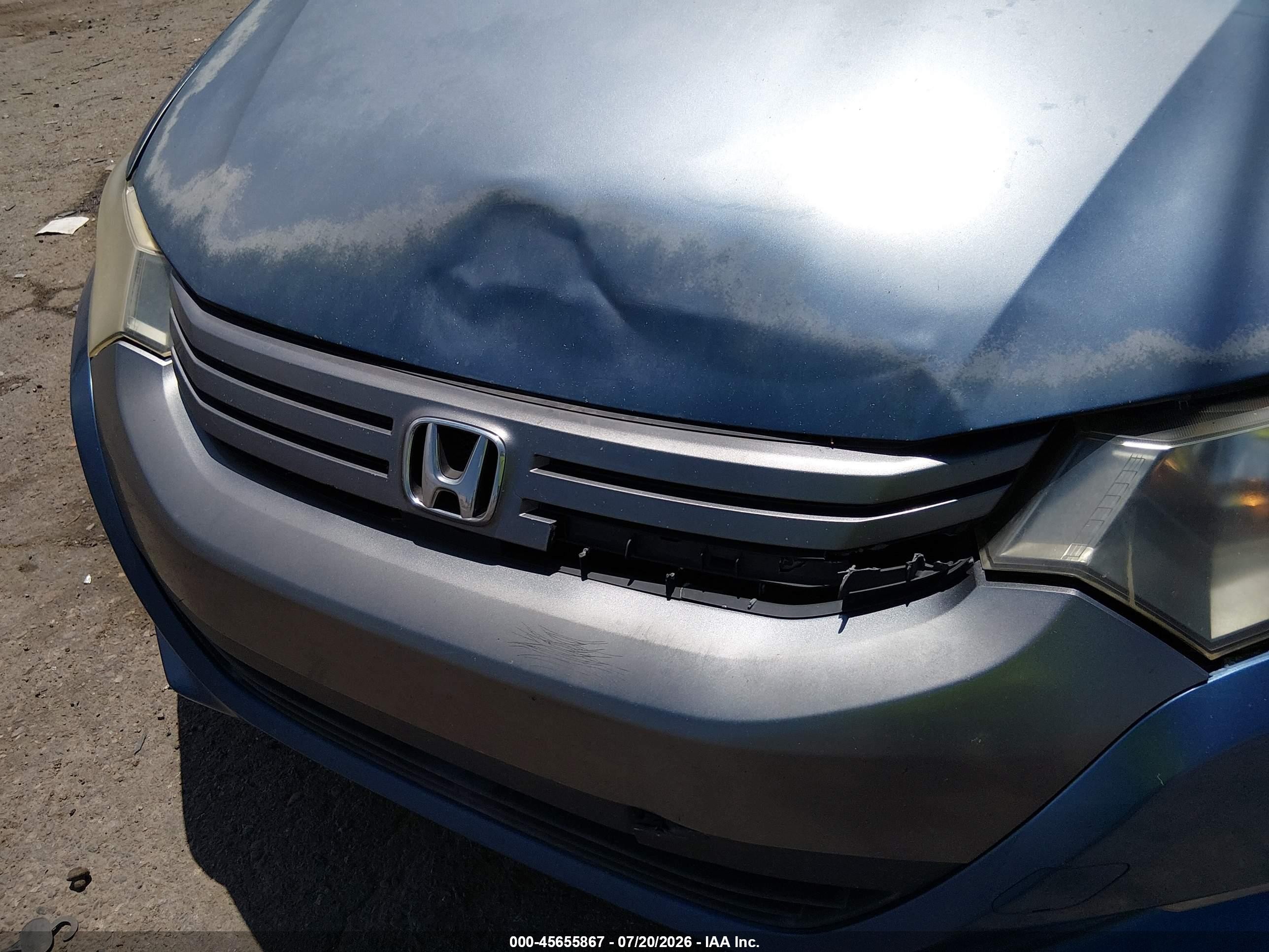 2010 Honda Insight Ex Blue vin: JHMZE2H70AS015110