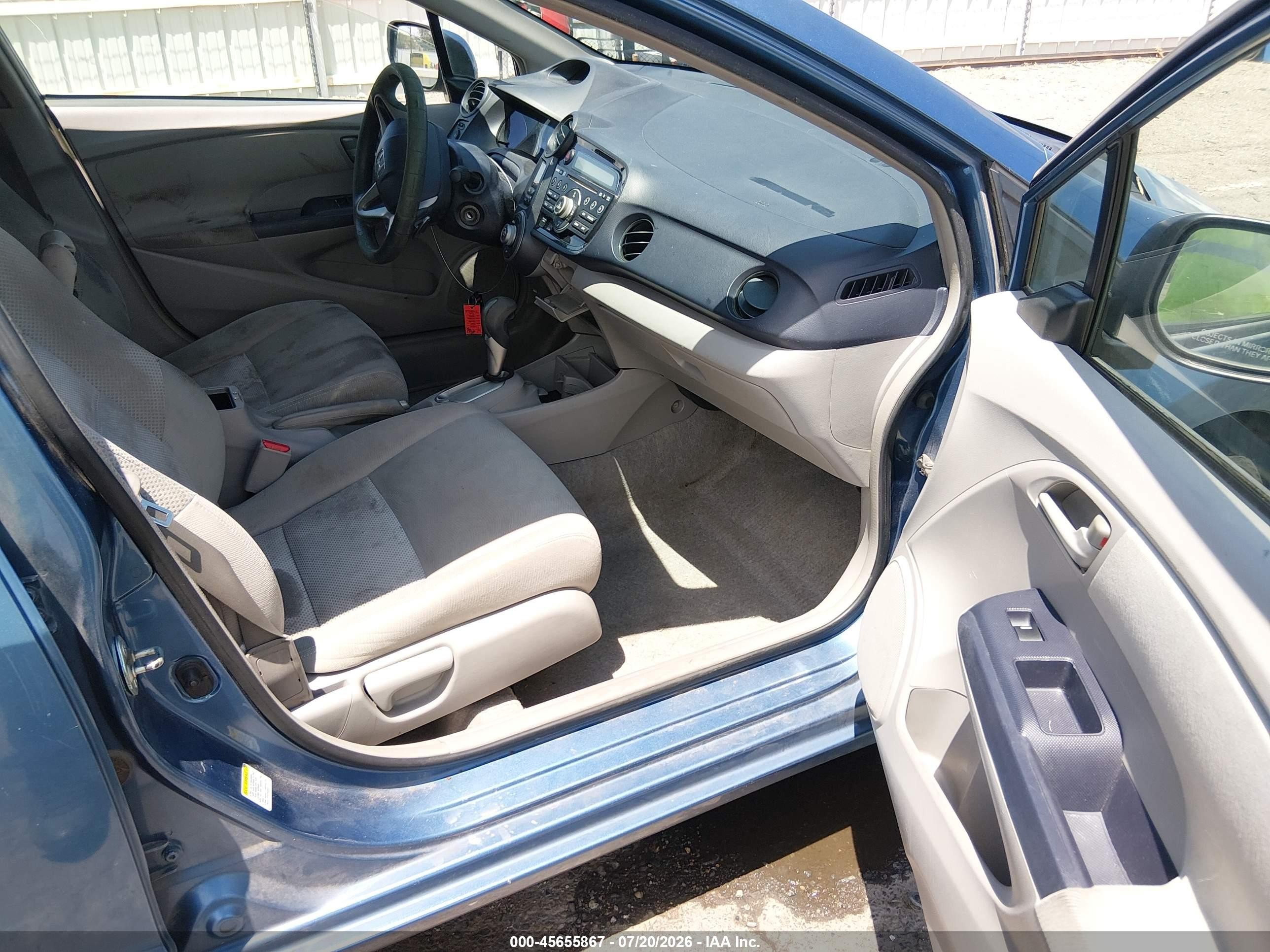 2010 Honda Insight Ex Blue vin: JHMZE2H70AS015110