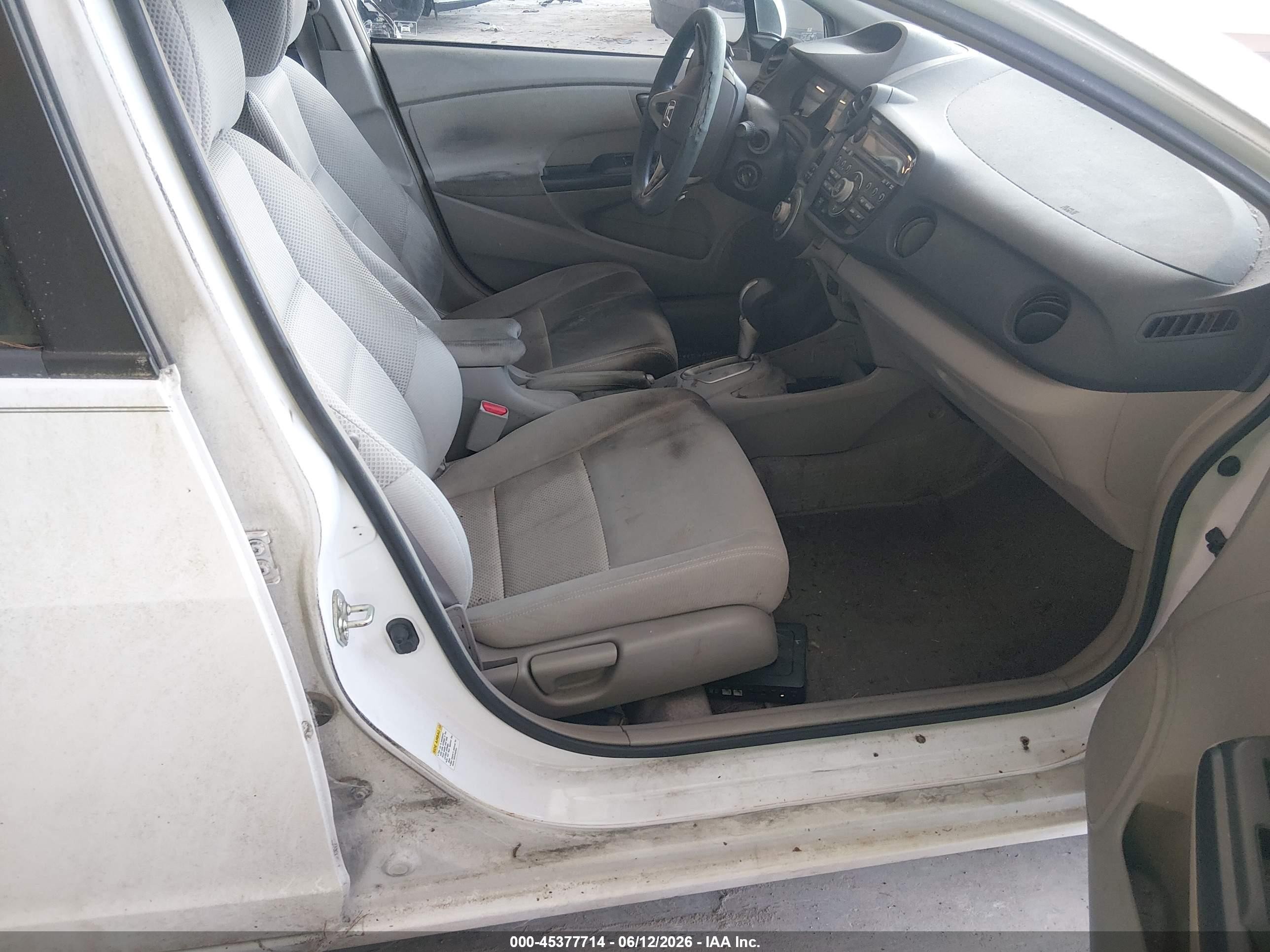 2010 Honda Insight Ex Белый vin: JHMZE2H70AS016645