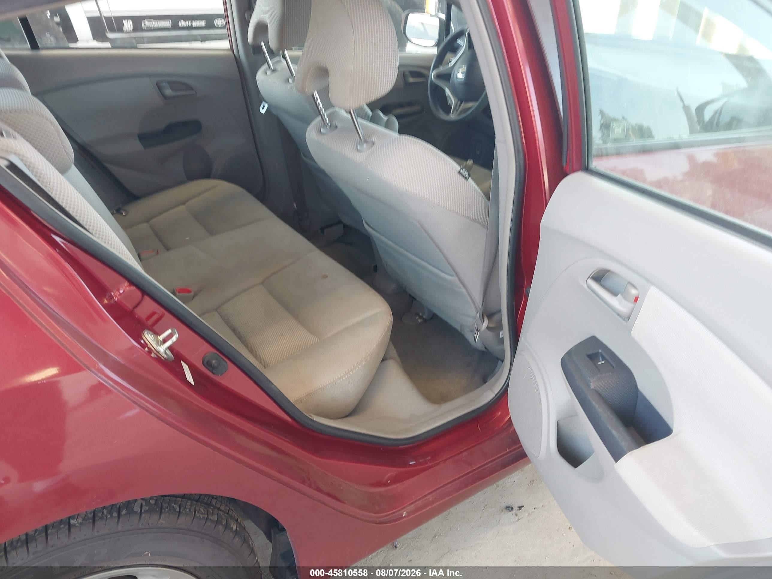 2010 Honda Insight Ex Red vin: JHMZE2H70AS027189
