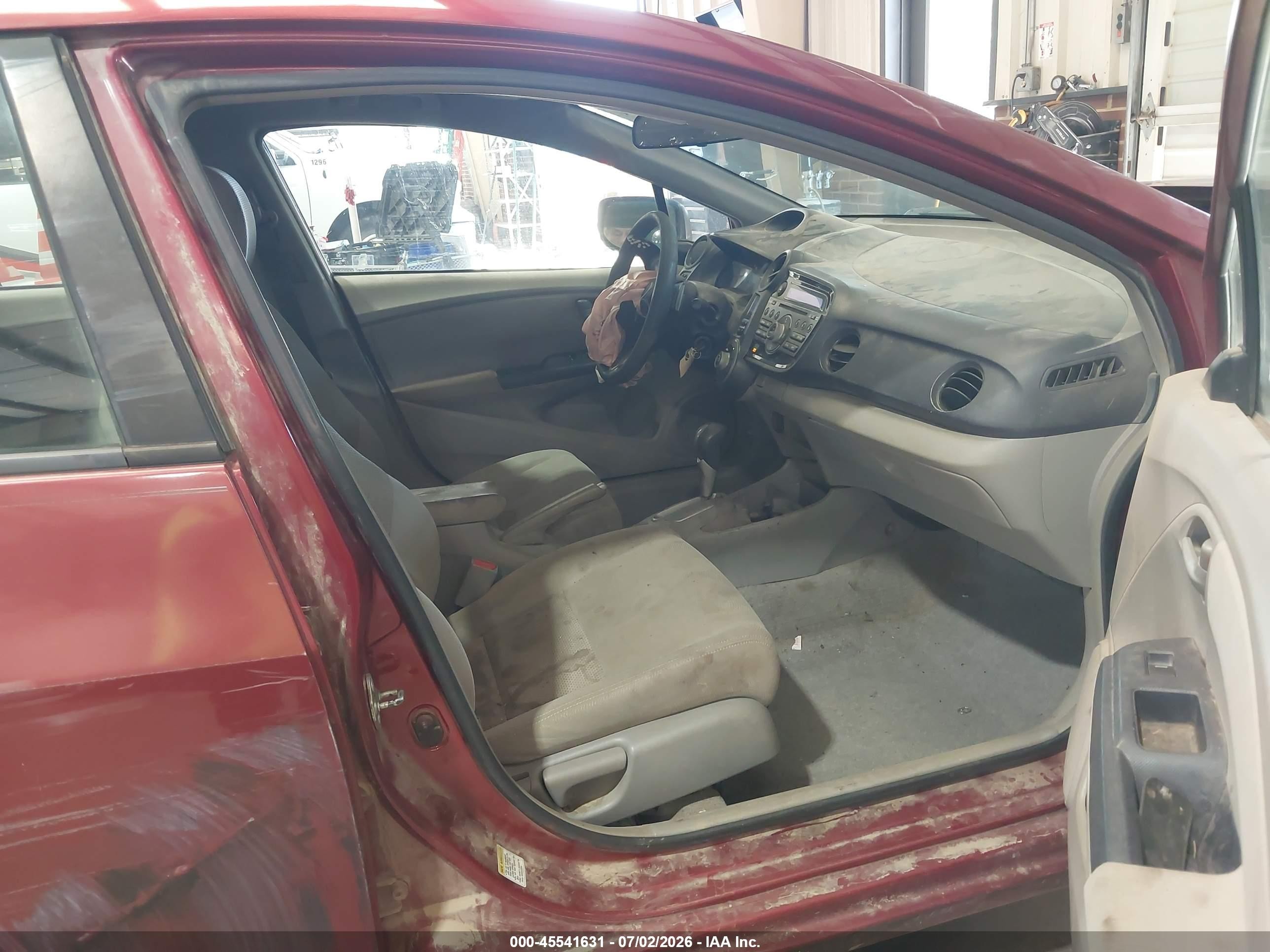 2010 Honda Insight Ex Red vin: JHMZE2H70AS034546