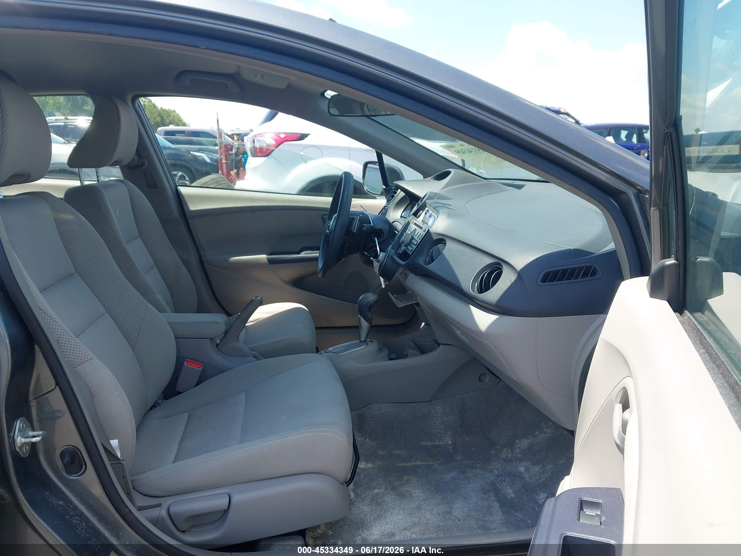 2010 Honda Insight Ex Gray vin: JHMZE2H70AS037544
