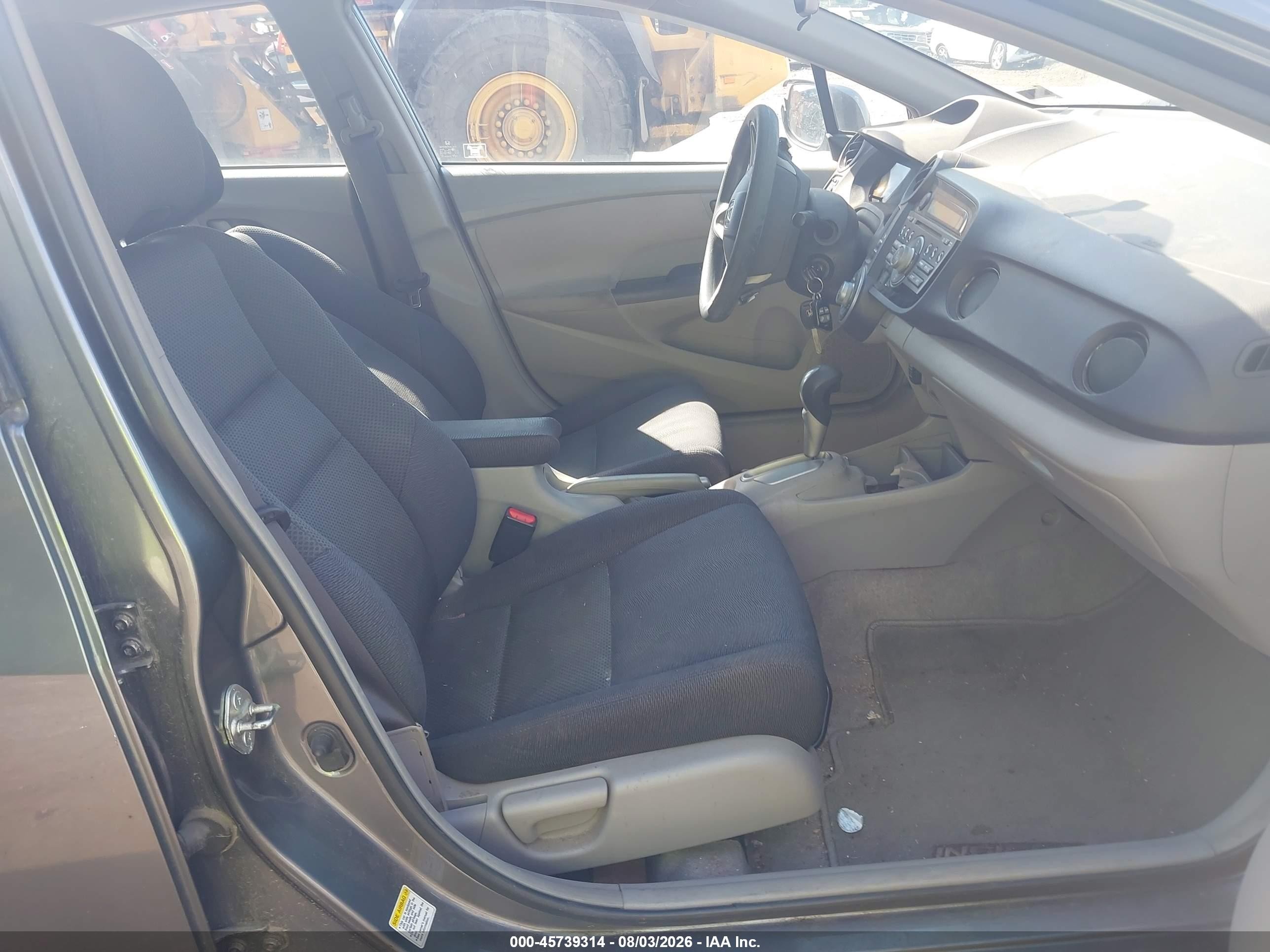 2010 Honda Insight Ex Gray vin: JHMZE2H70AS041996