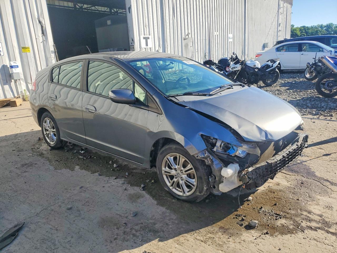 2011 Honda Insight Ex Silver vin: JHMZE2H70BS008191