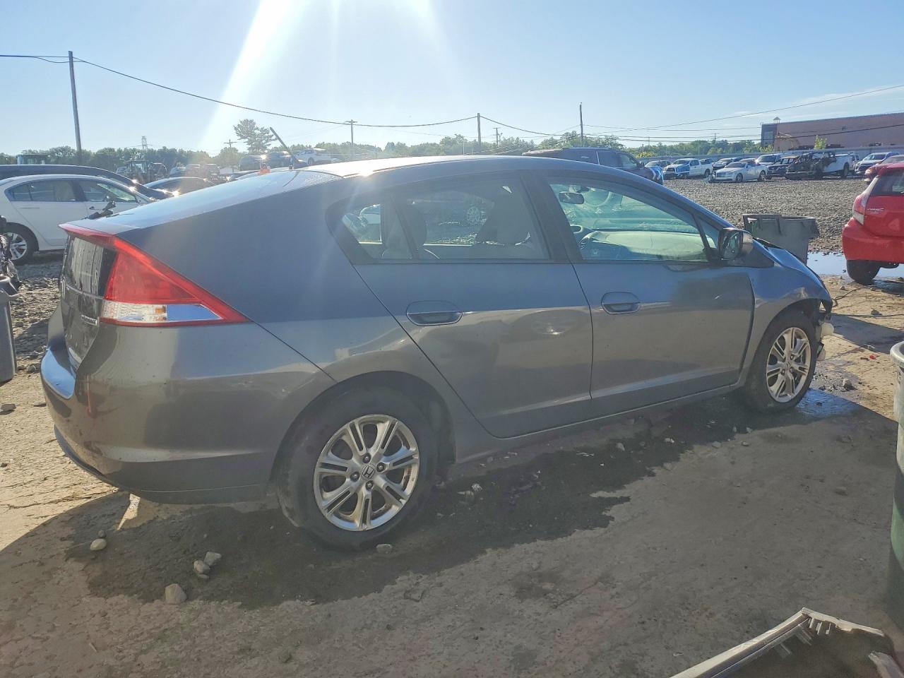 2011 Honda Insight Ex Silver vin: JHMZE2H70BS008191