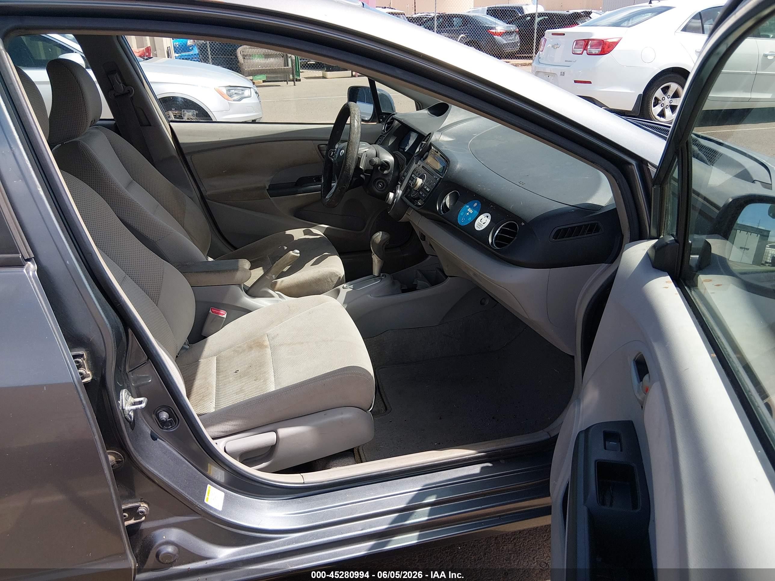 2011 Honda Insight Ex Gray vin: JHMZE2H70BS010572