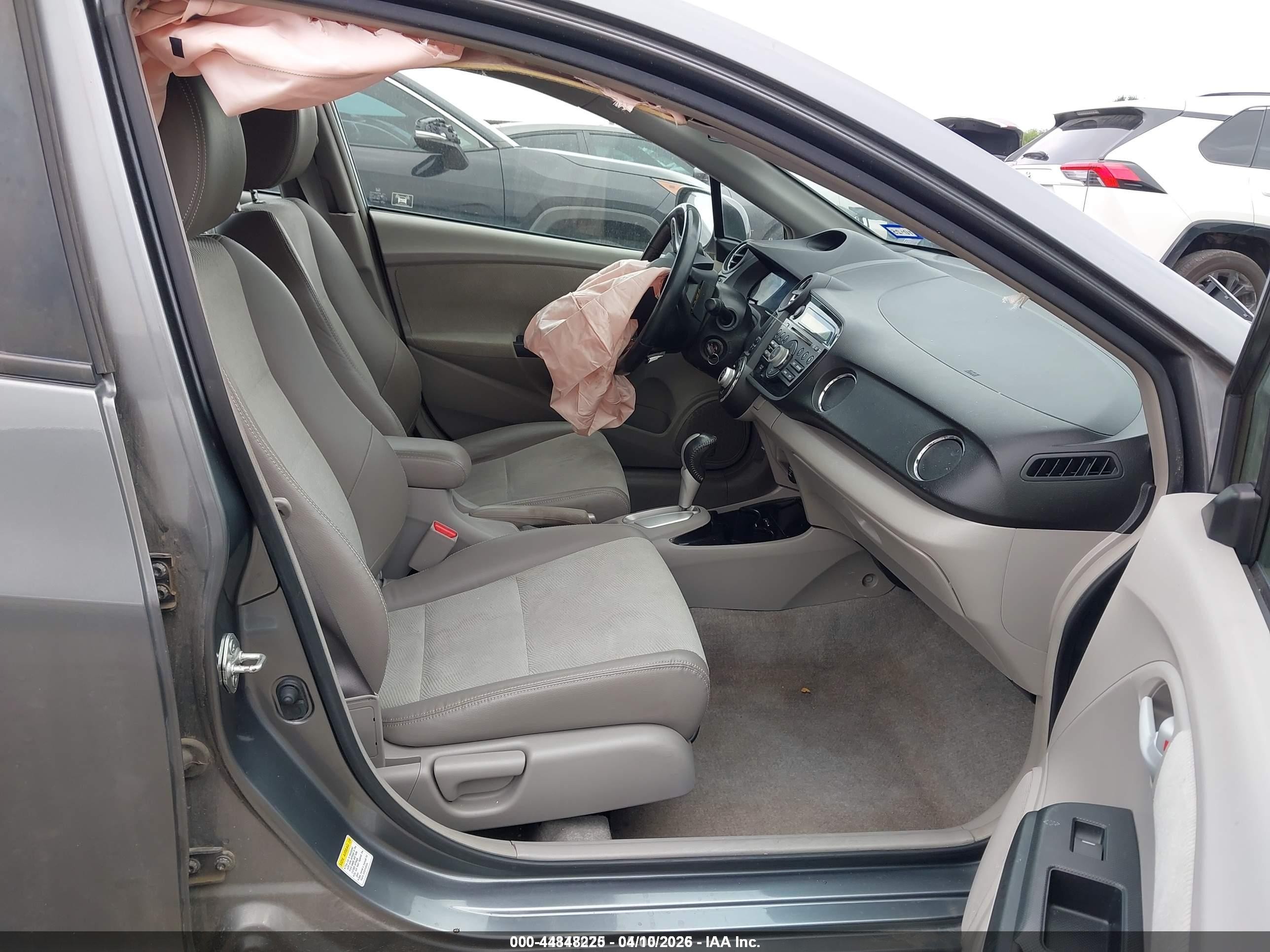 2012 Honda Insight Ex Серый vin: JHMZE2H70CS003834