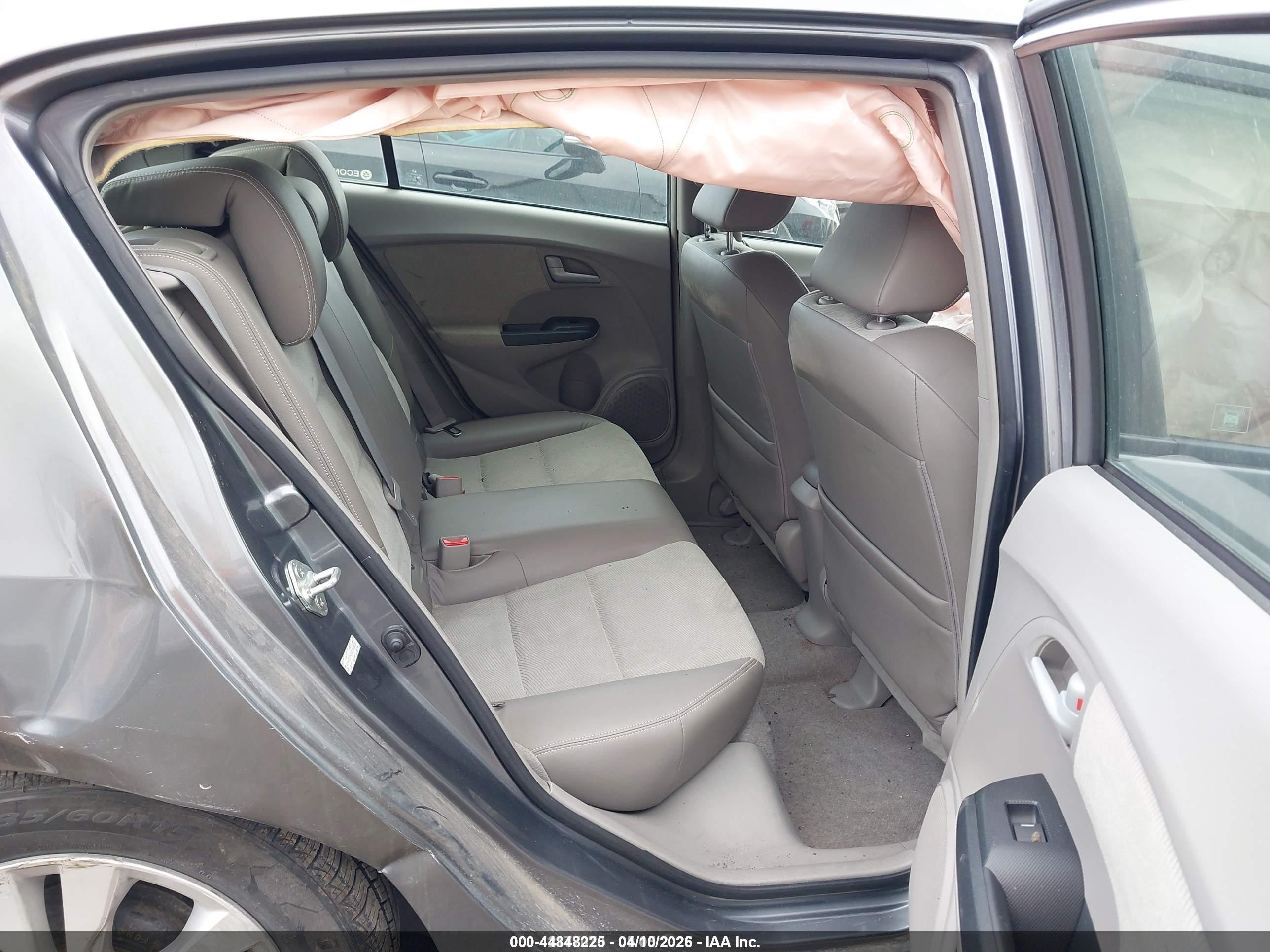 2012 Honda Insight Ex Серый vin: JHMZE2H70CS003834