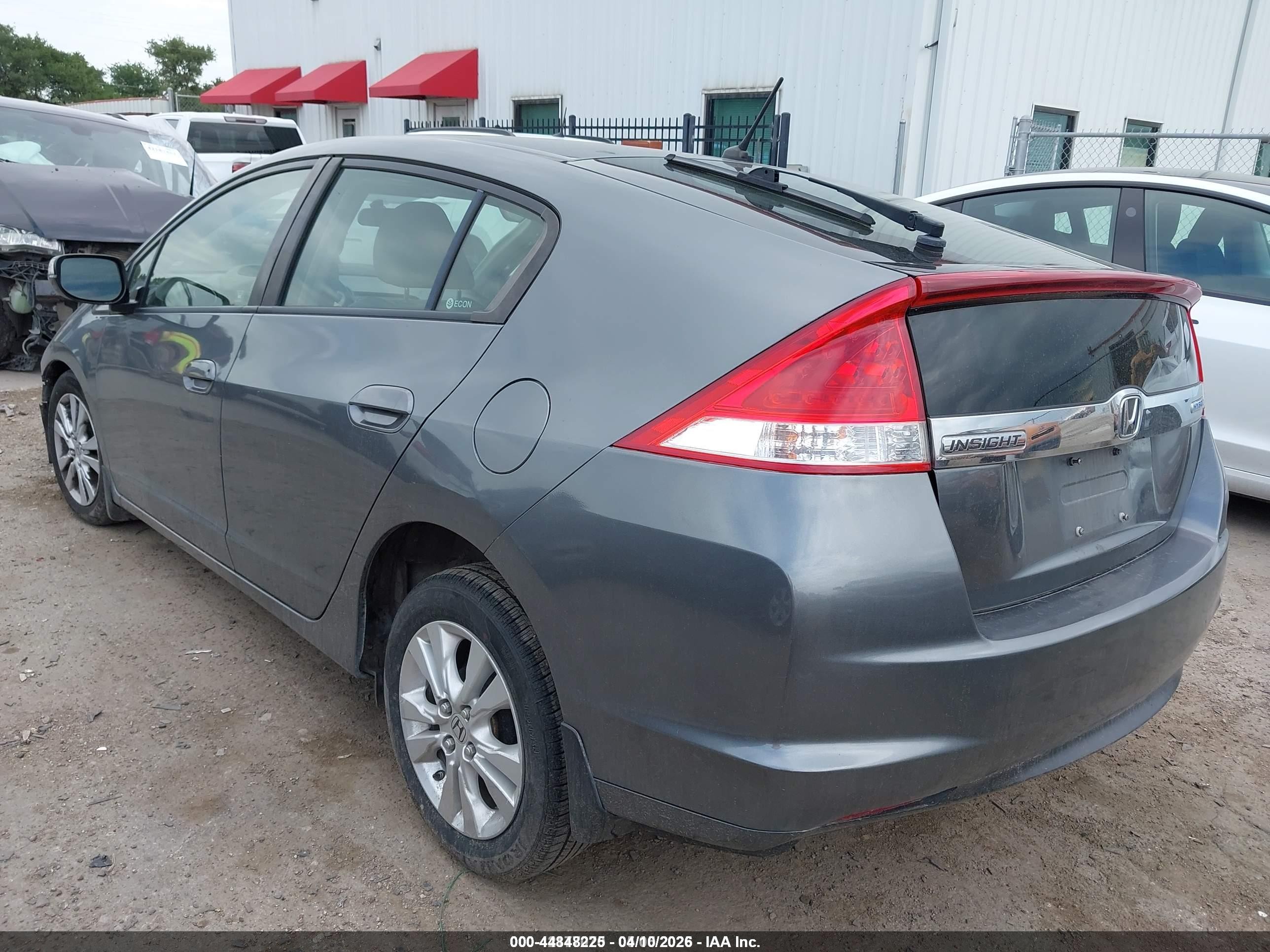 2012 Honda Insight Ex Серый vin: JHMZE2H70CS003834