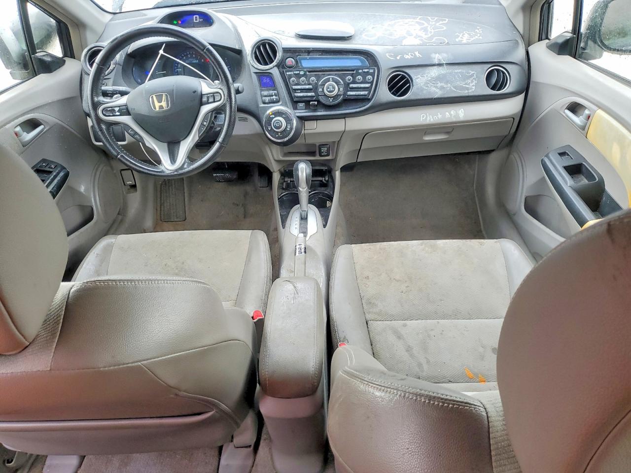 2013 Honda Insight Ex Серый vin: JHMZE2H70DS002605