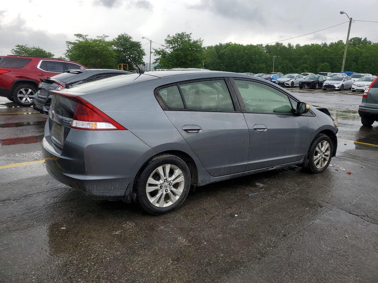 2013 Honda Insight Ex Серый vin: JHMZE2H70DS002605