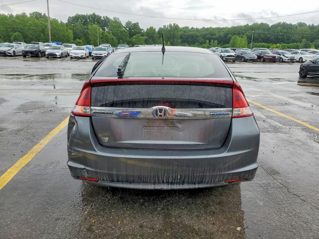 2013 Honda Insight Ex Серый vin: JHMZE2H70DS002605